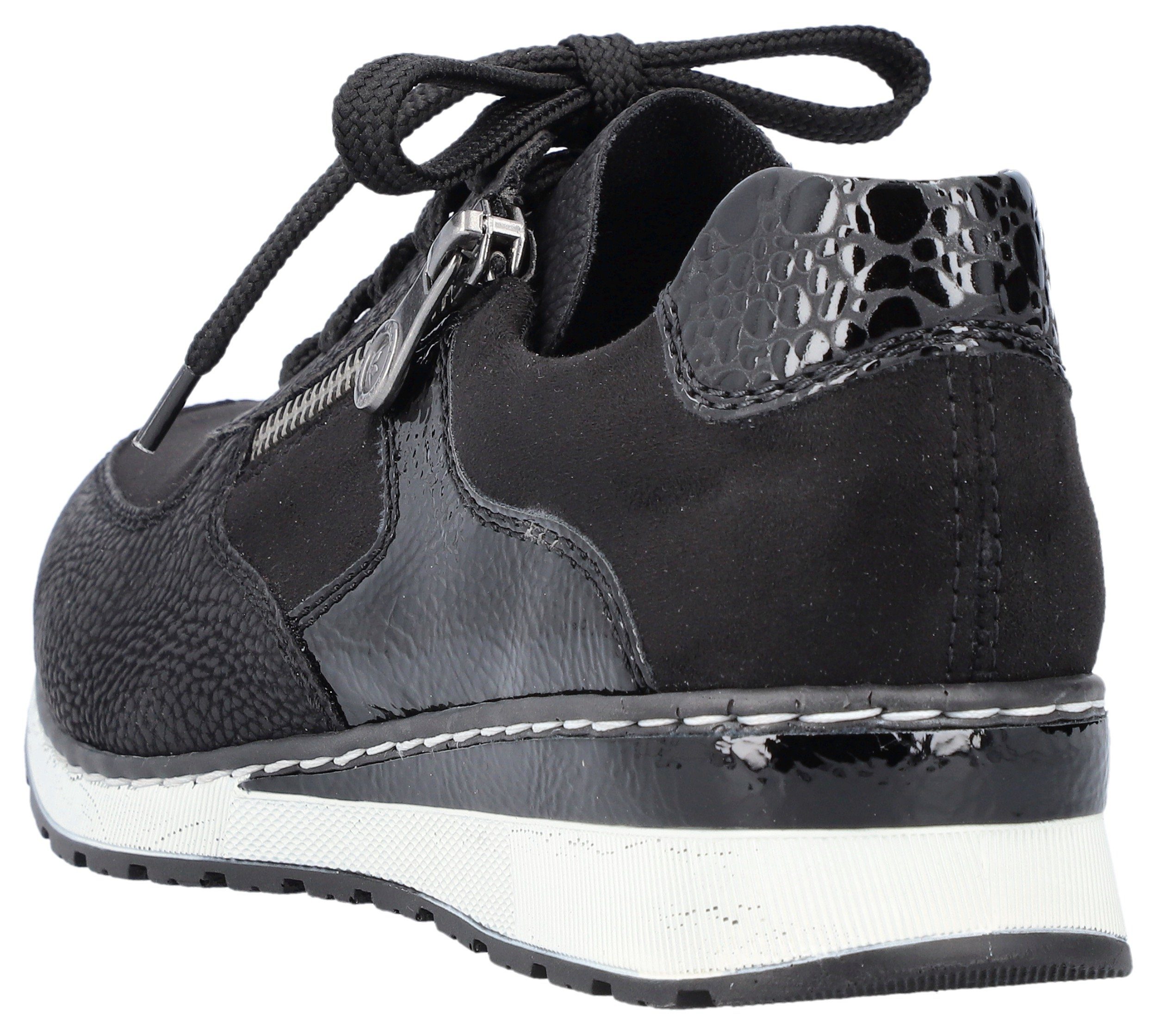 Rieker Sneaker mit komfortabler SoftFoam-Innensohle schwarz