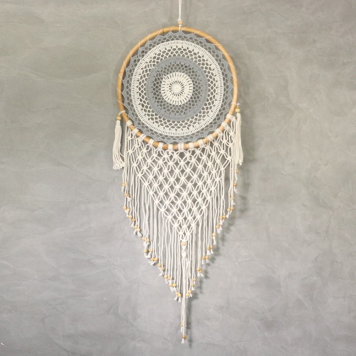 Oriental Galerie Wandbild Wandbehang Wandschmuck Makramee Traumfänger mit H günstig online kaufen