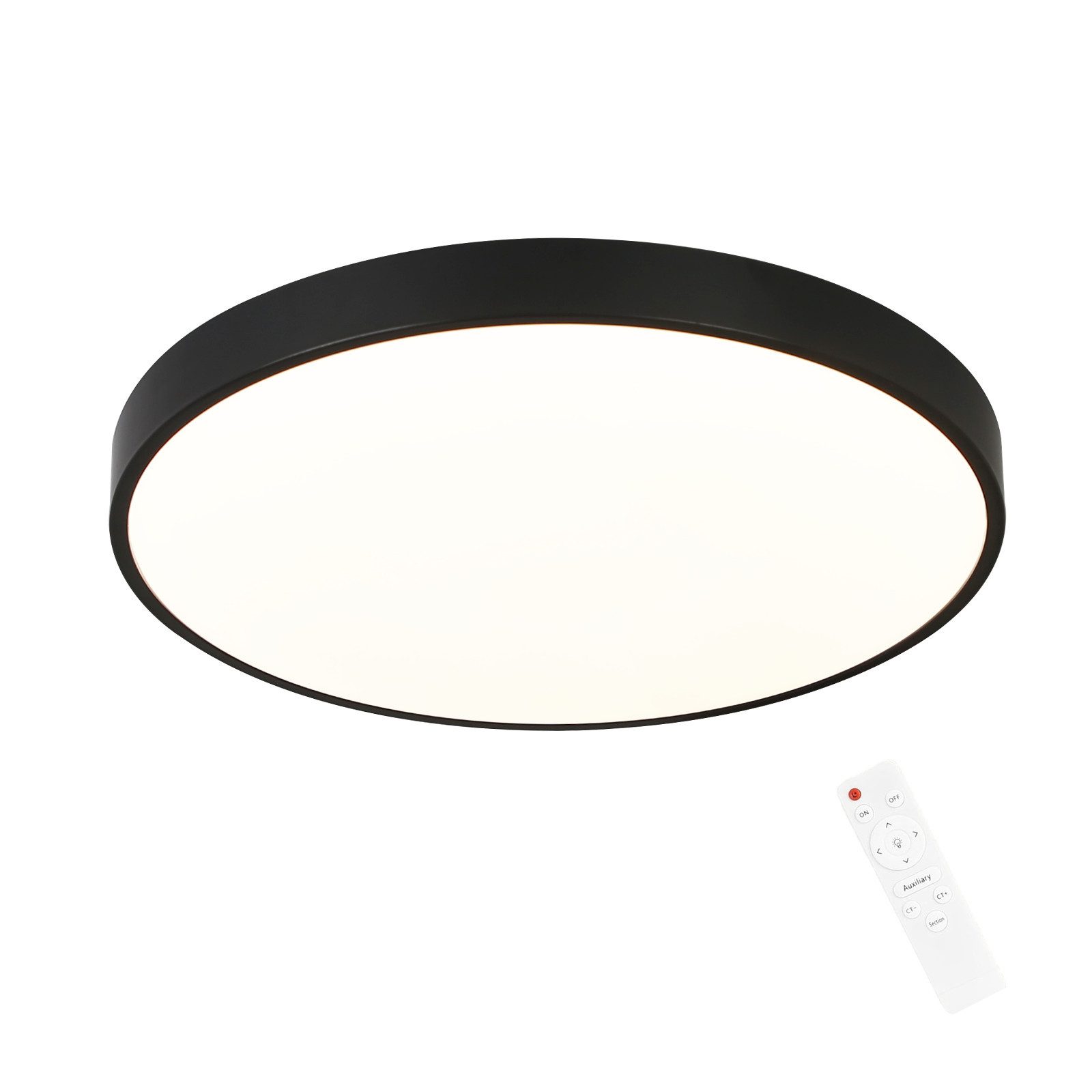 Nettlife LED Panel Schwarz Deckenlampe 36W günstig online kaufen