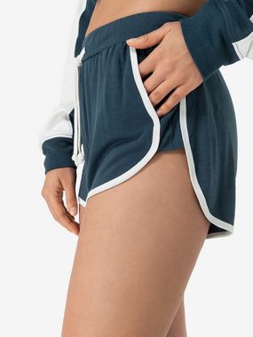 SUPER.NATURAL Shorts für Damen, Merino BIARRITZ SHORT casual, mit Streifen