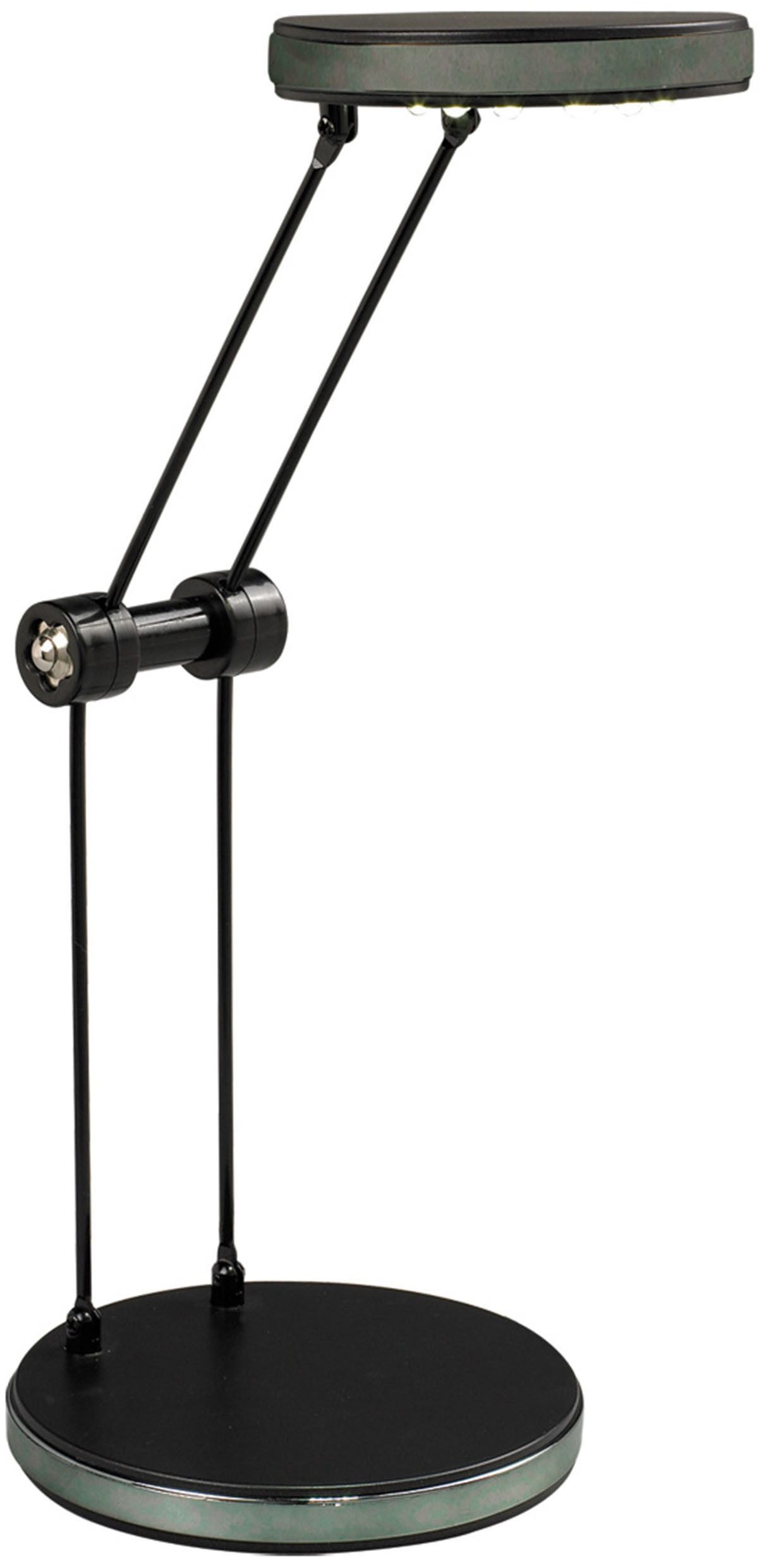 näve LED Tischleuchte Aleko, LED fest integriert, flexibel bewegliches Gestell, ein-/ aus Schnurschalter, H: ca. 30cm