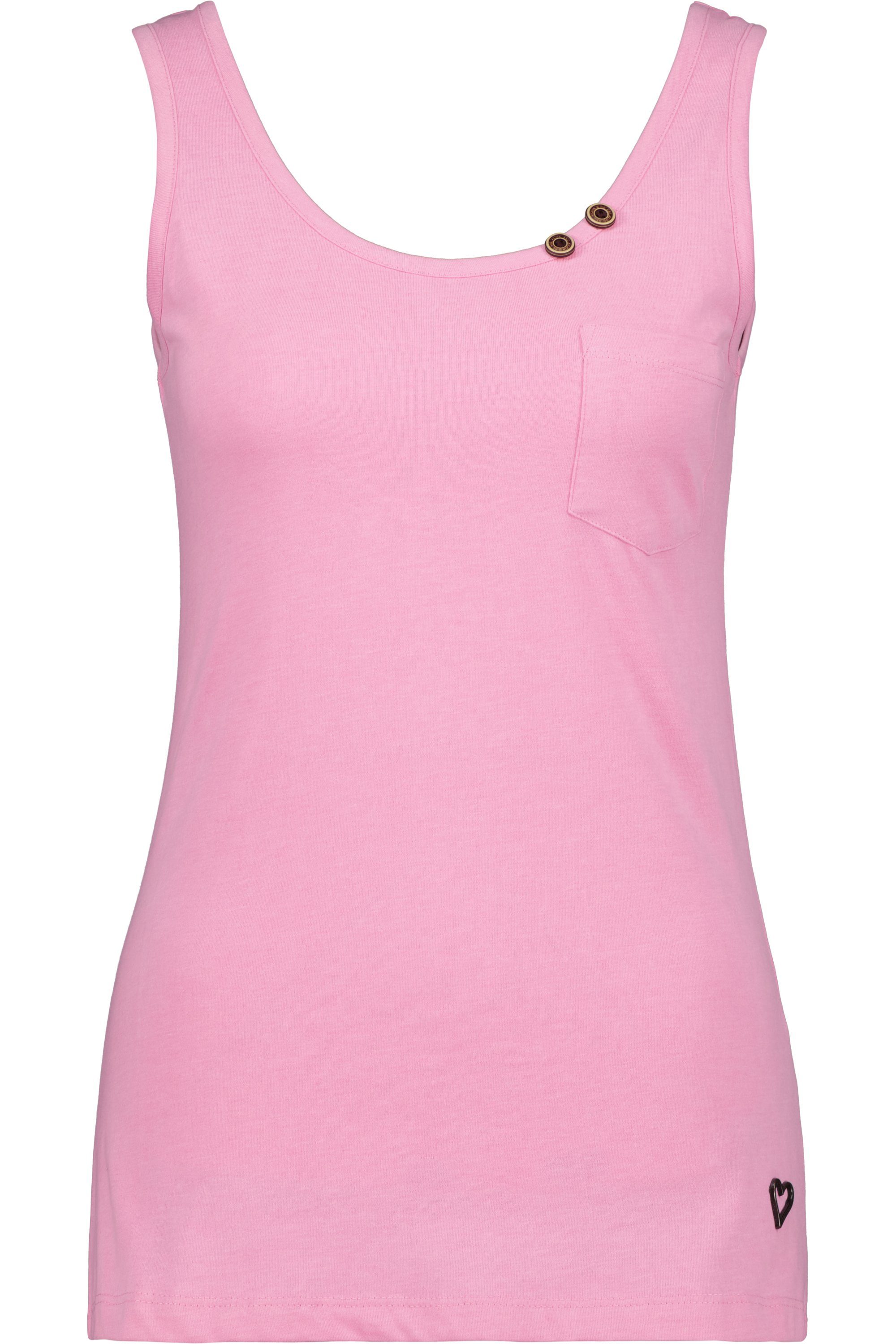 Alife Damen A Top JennyAK & bubblegum melange T-Shirt Kickin Shirt Tanktop,