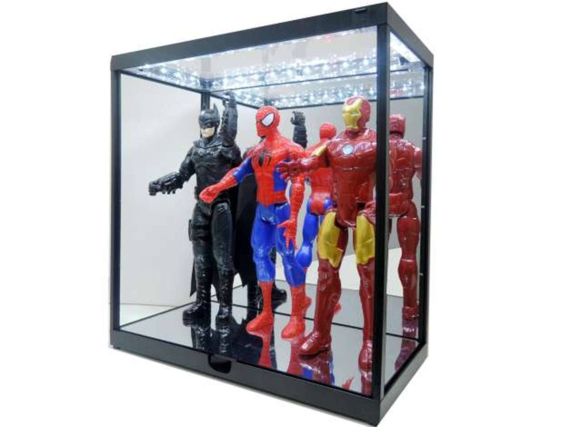 Triple9 Modellauto Modellauto Vitrine 1:6 LED Beleuchtet mit Spiegel
