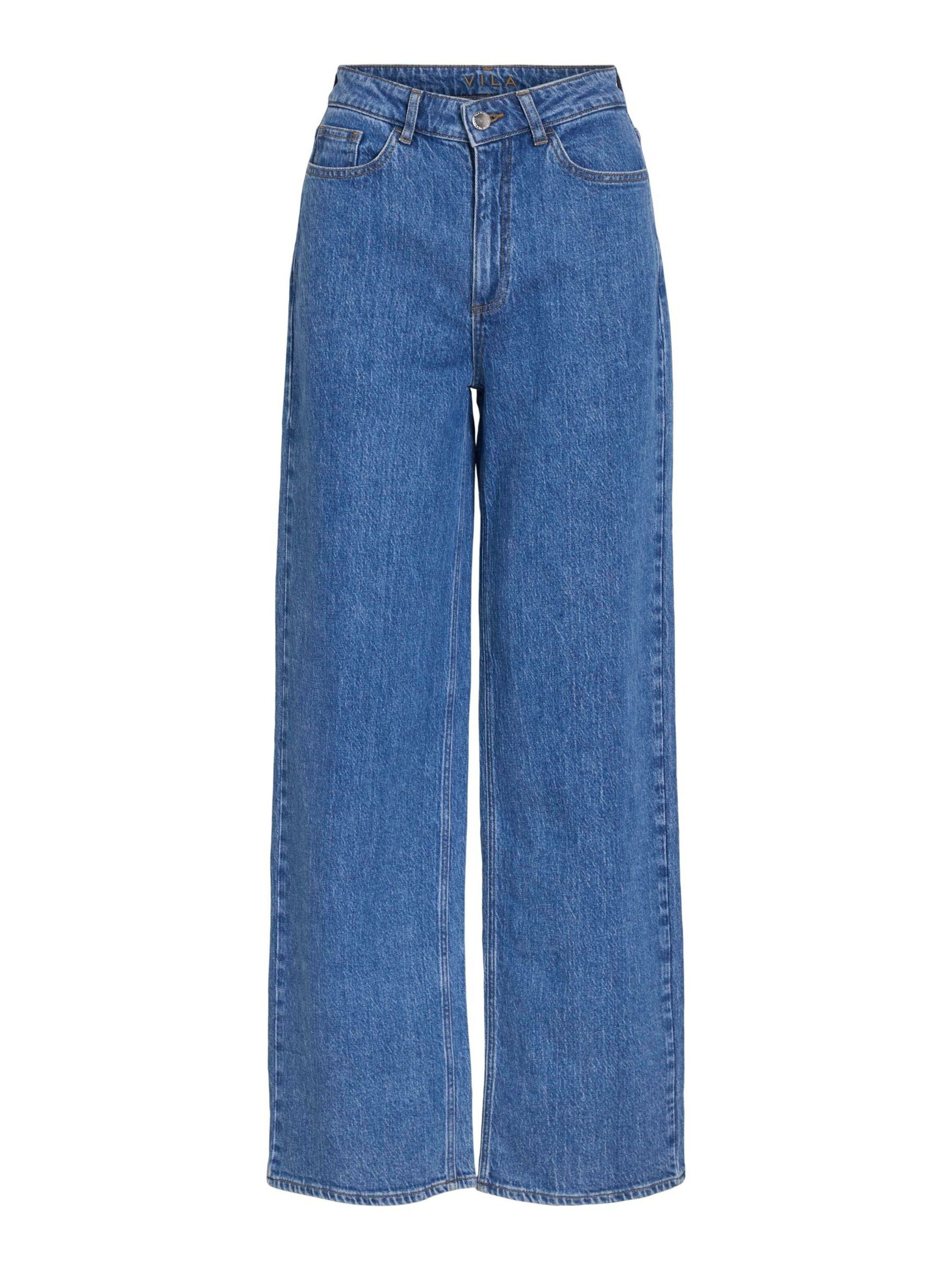 Vila Weite Jeans Freya (1-tlg) Plain/ohne Details günstig online kaufen