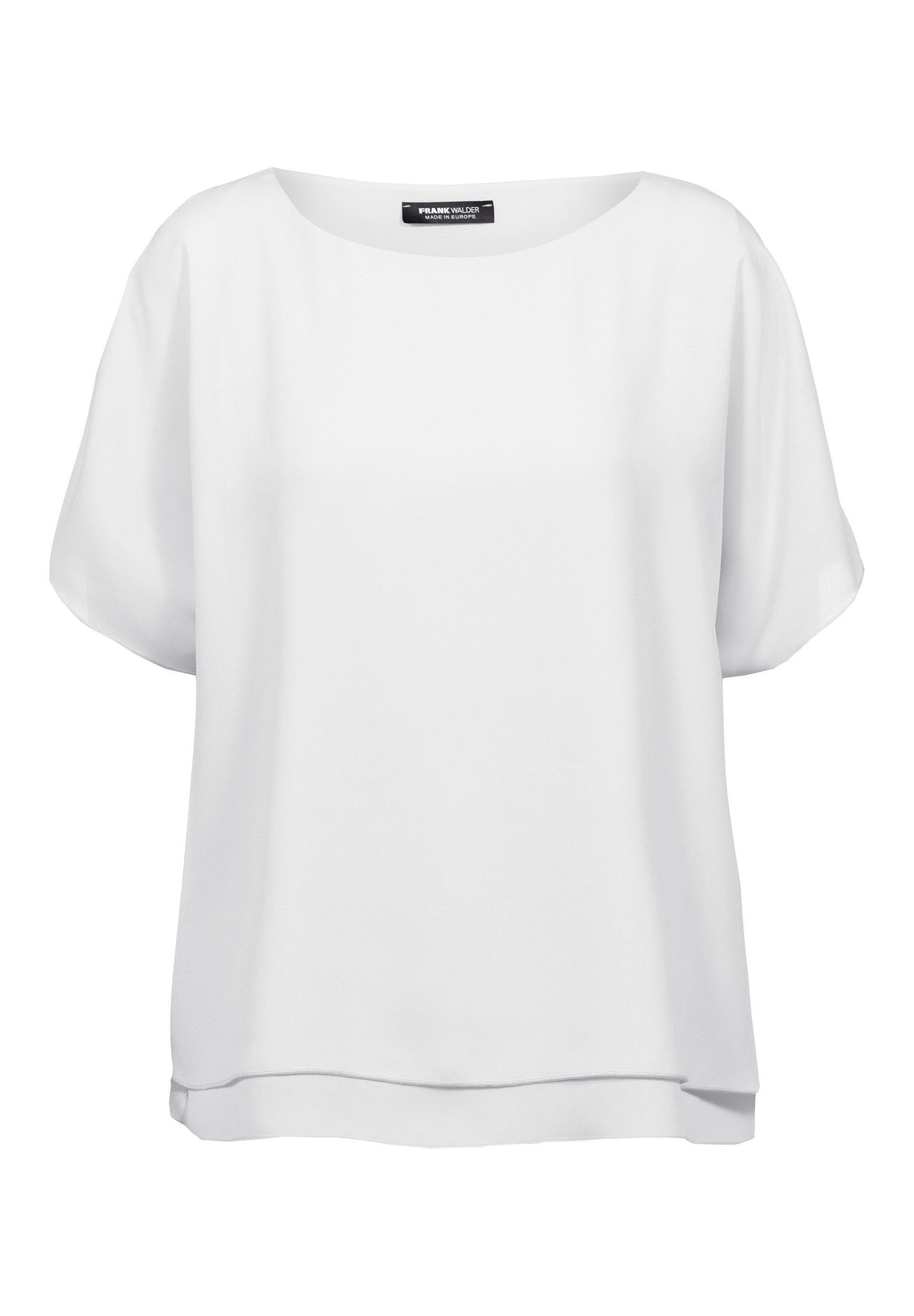FRANK WALDER Klassische Bluse mit Lagenoptik