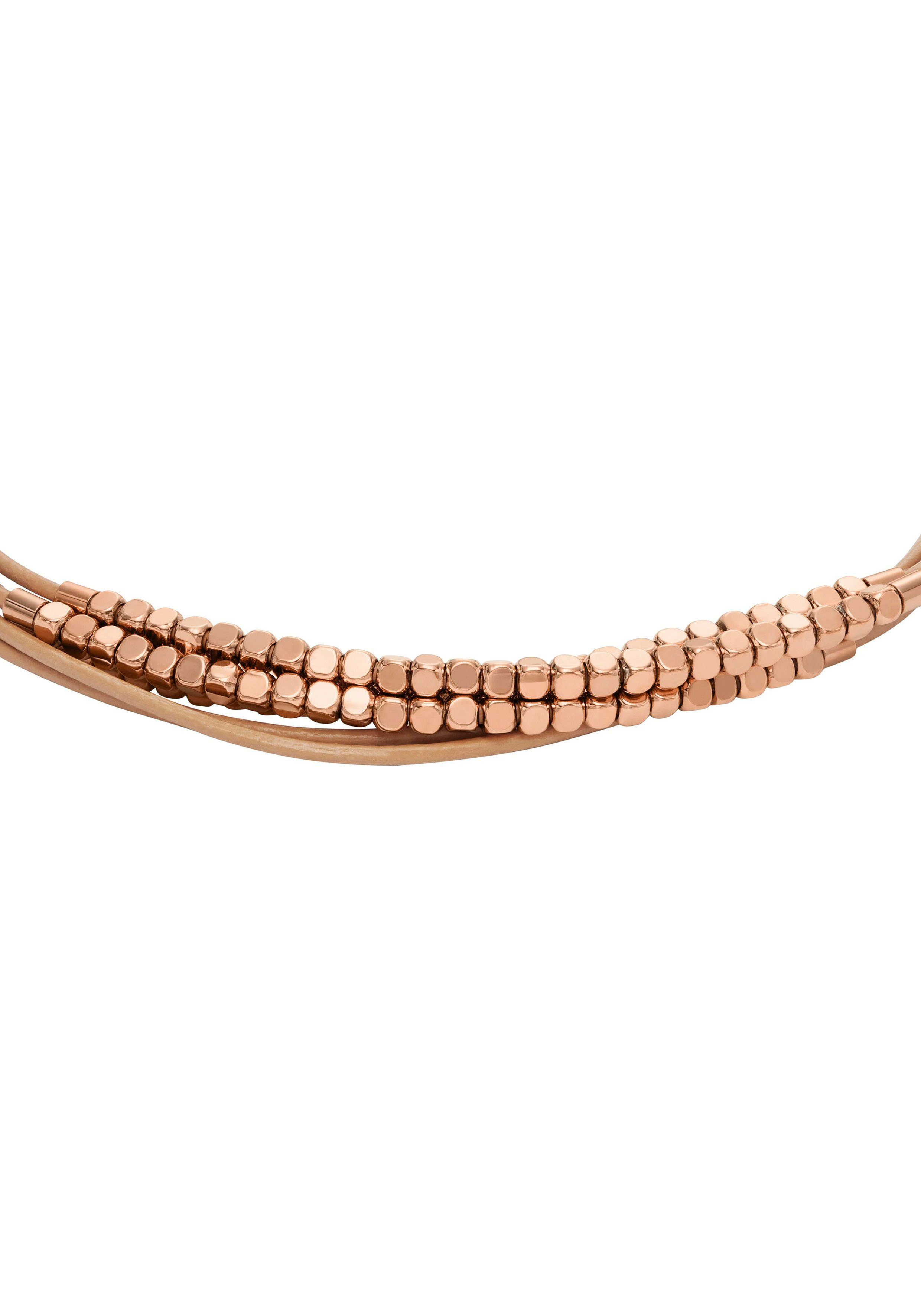 Fossil Armband Schmuck Geschenk Edelstahl Leder Armschmuck JEWELRY