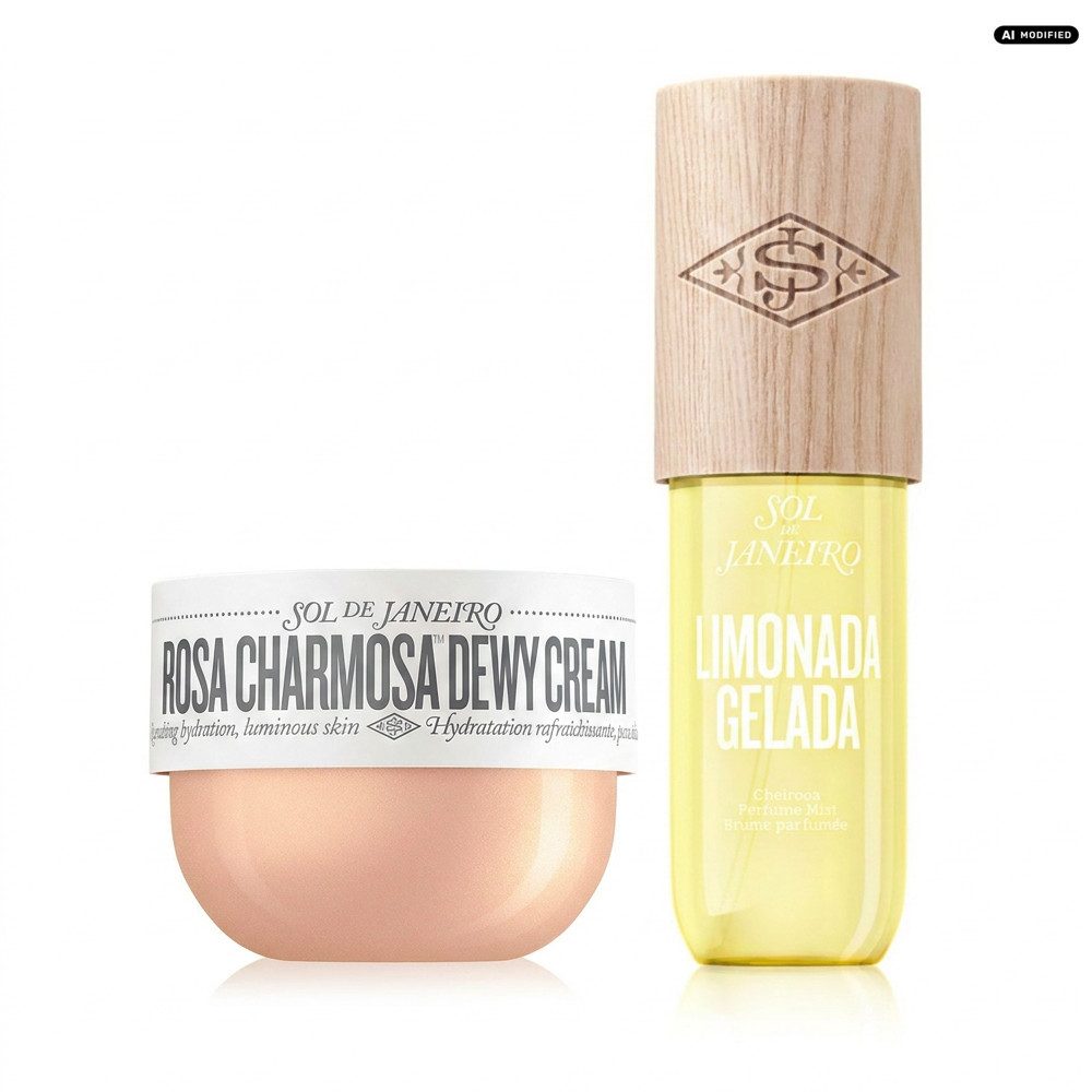 Sol de Janeiro Körpercreme Sol de Janeiro Rosa Charmosa Cream und Limonada Gelada Mist Set, Pflegecreme und Körperspray in einem abgestimmten Set