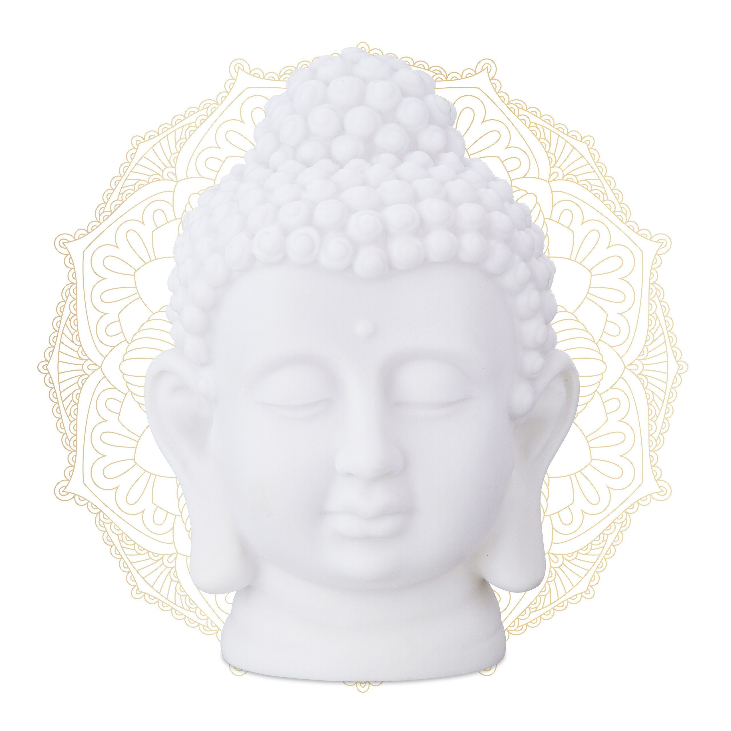 relaxdays Buddhafigur Buddha Kopf günstig online kaufen