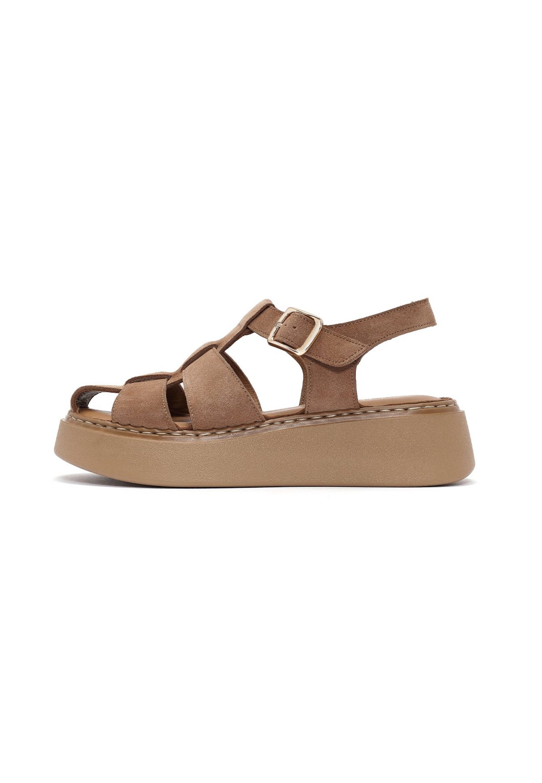 Derimod Ledersandalen Sandale Lederfutter, TPU Sohle, Absatz 4 cm günstig online kaufen