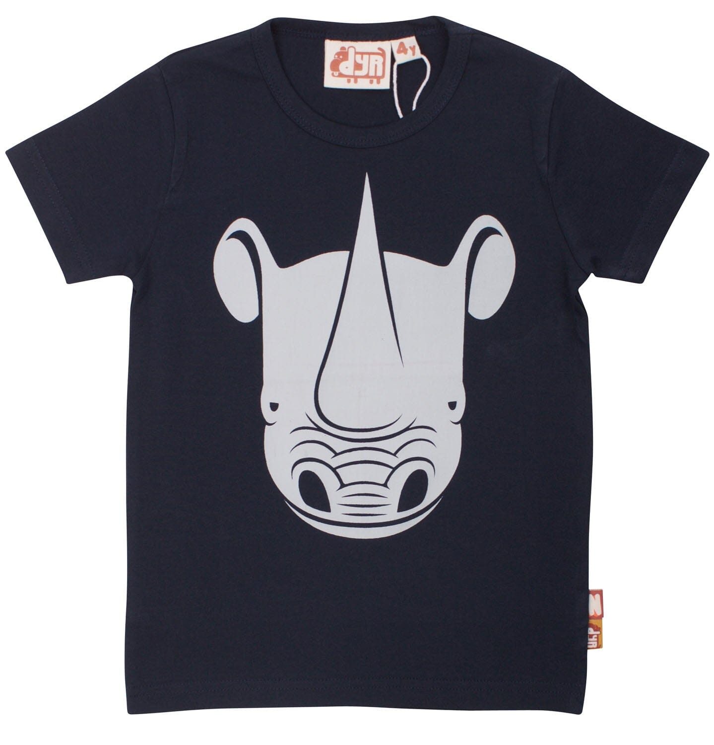 Danefae T-Shirt DYR by Danefae T-Shirt „Nashorn“ Dark Indigo
