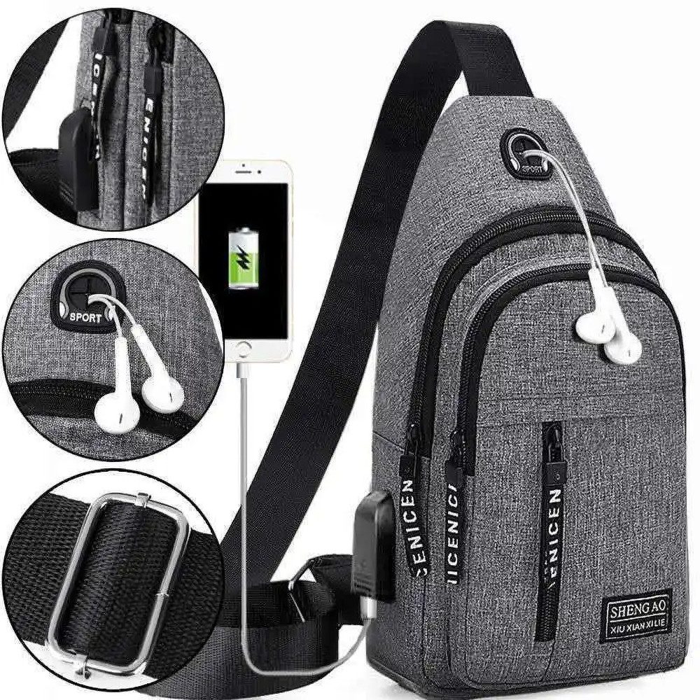 ZEUOPQ Umhängetasche Herren Brusttasche Zum Umhängen günstig online kaufen