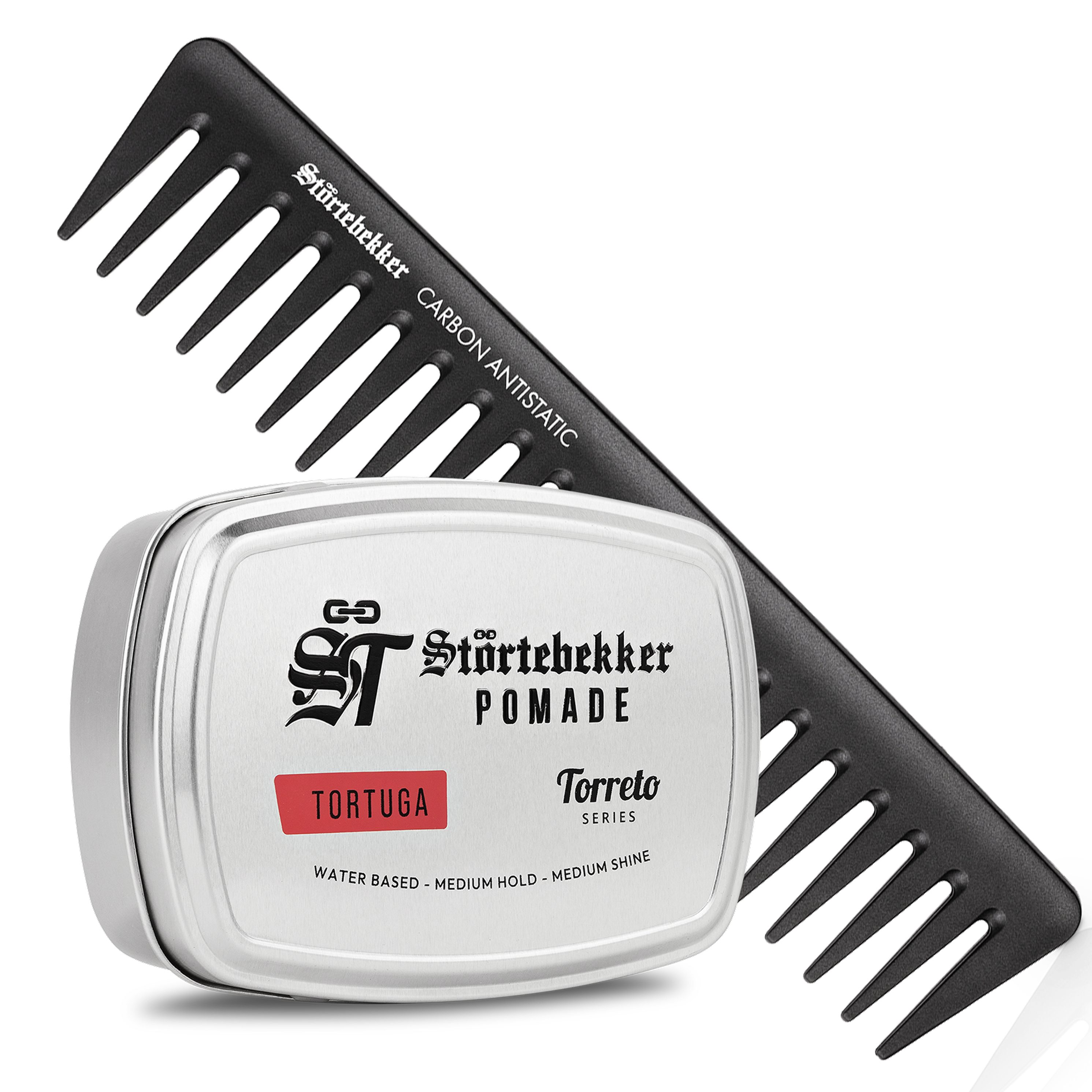 Störtebekker Haarpomade Wasserbasiert 'Torreto Series' Set, Haarstyling