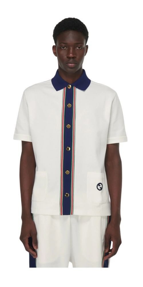 GUCCI Poloshirt Gucci Polo T-Shirt Weiß günstig online kaufen
