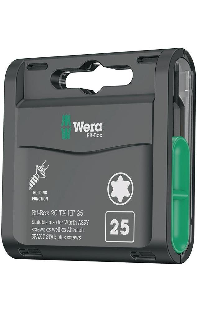 Wera Bit-Set Bitgroßpackung Länge T HF 20 TX 20 Bit-Box mm 25