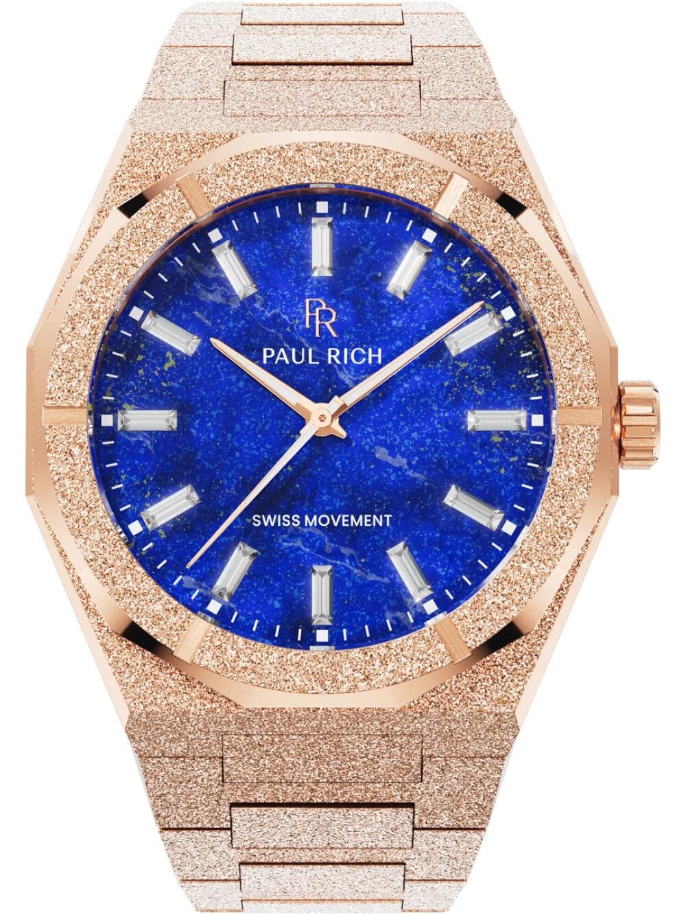 Paul Rich Quarzuhr Paul Rich PR-47908 Herrenuhr Lapis Nebula 43mm 5ATM Paul Rich PR-47908 Herrenuhr Lapis Nebula 43mm 5ATM