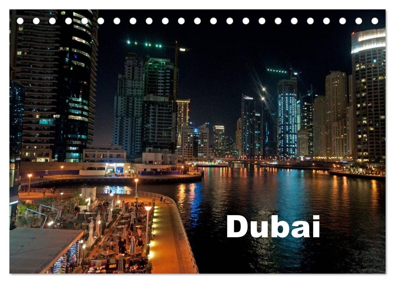 CALVENDO Wandkalender Dubai (Tischkalender 2024 DIN A5 quer), CALVENDO Monatskalender