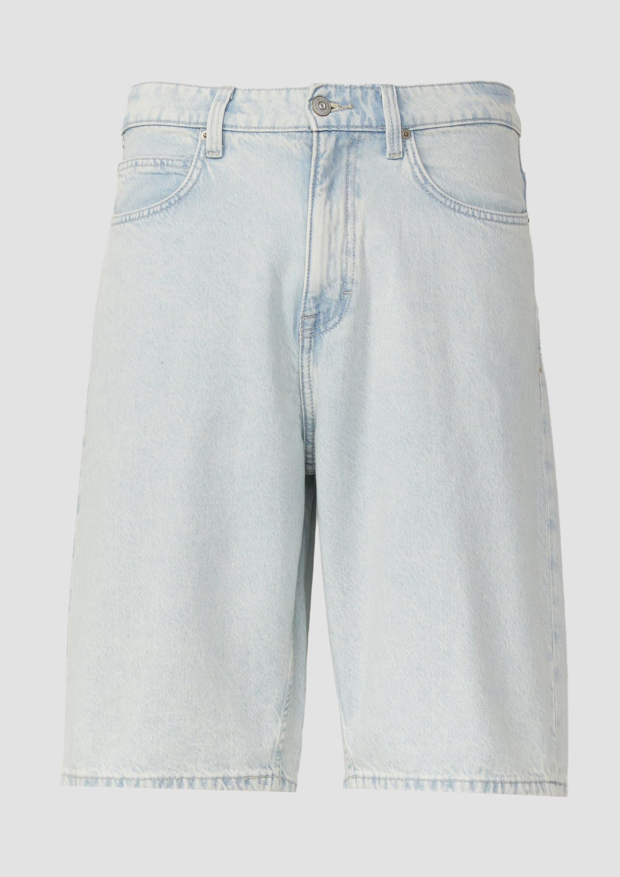 QS Jeansshorts Jeans-Bermuda Jeans-Shorts / Loose Fit / Mid Rise