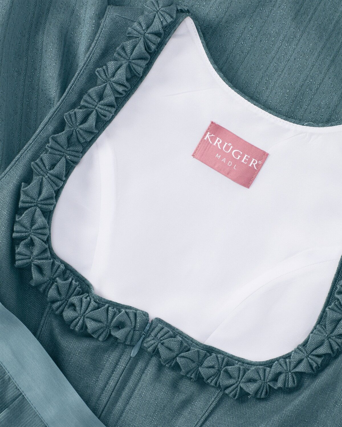 Krüger Madl Dirndl Midi-Leinendirndl