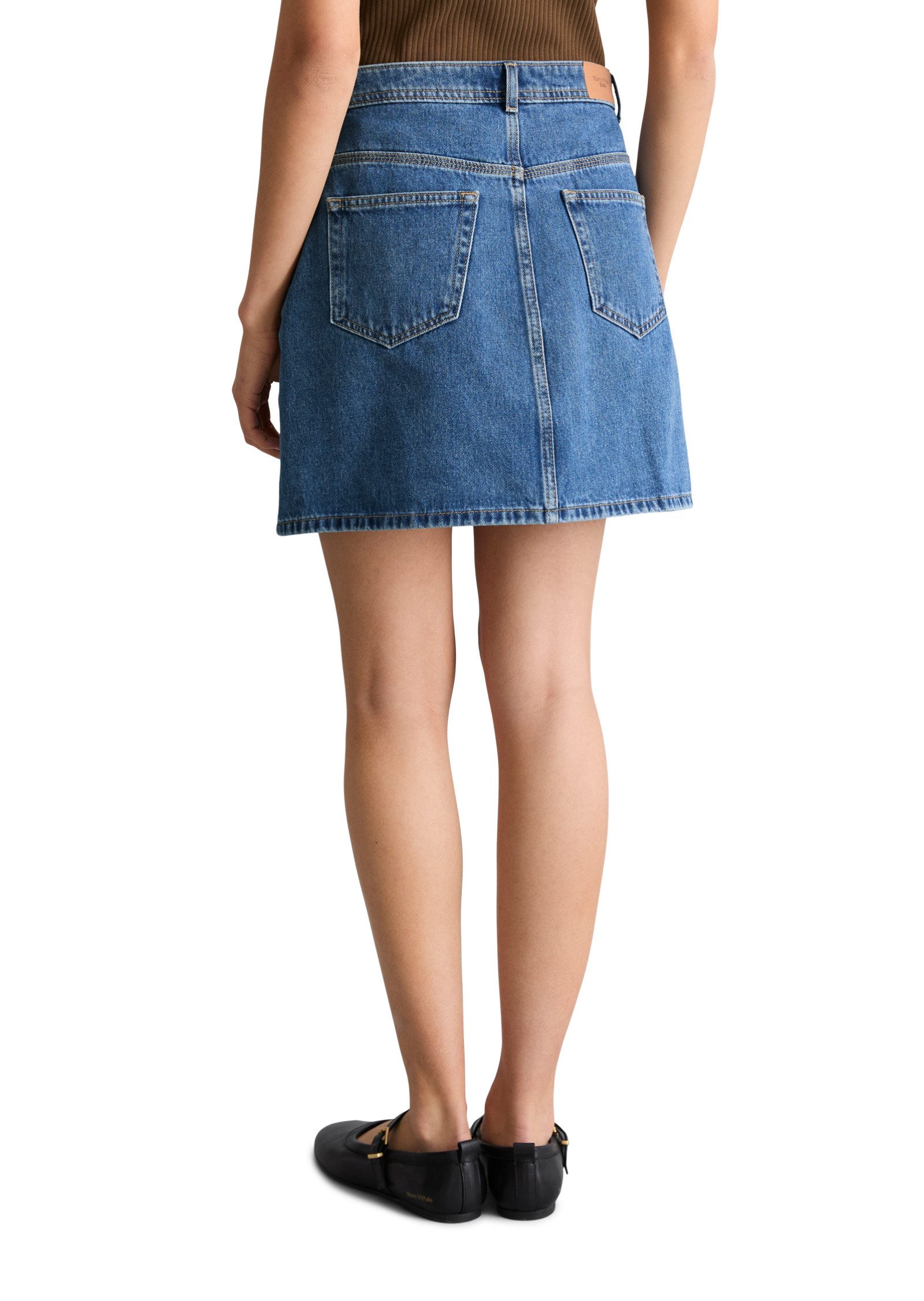 Marc O'Polo DENIM Jeansrock aus Rigid Denim