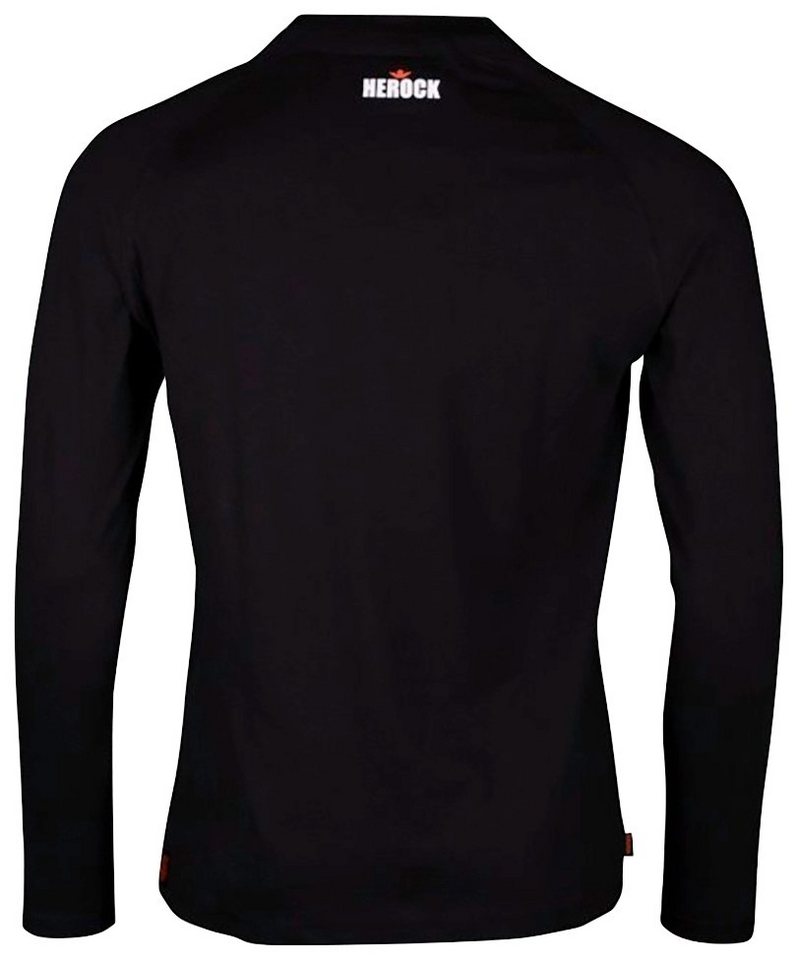 Herock T-Shirt Bran Mit langen Ärmeln, Rundhalsausschnit und Herock®- Aufdruck
