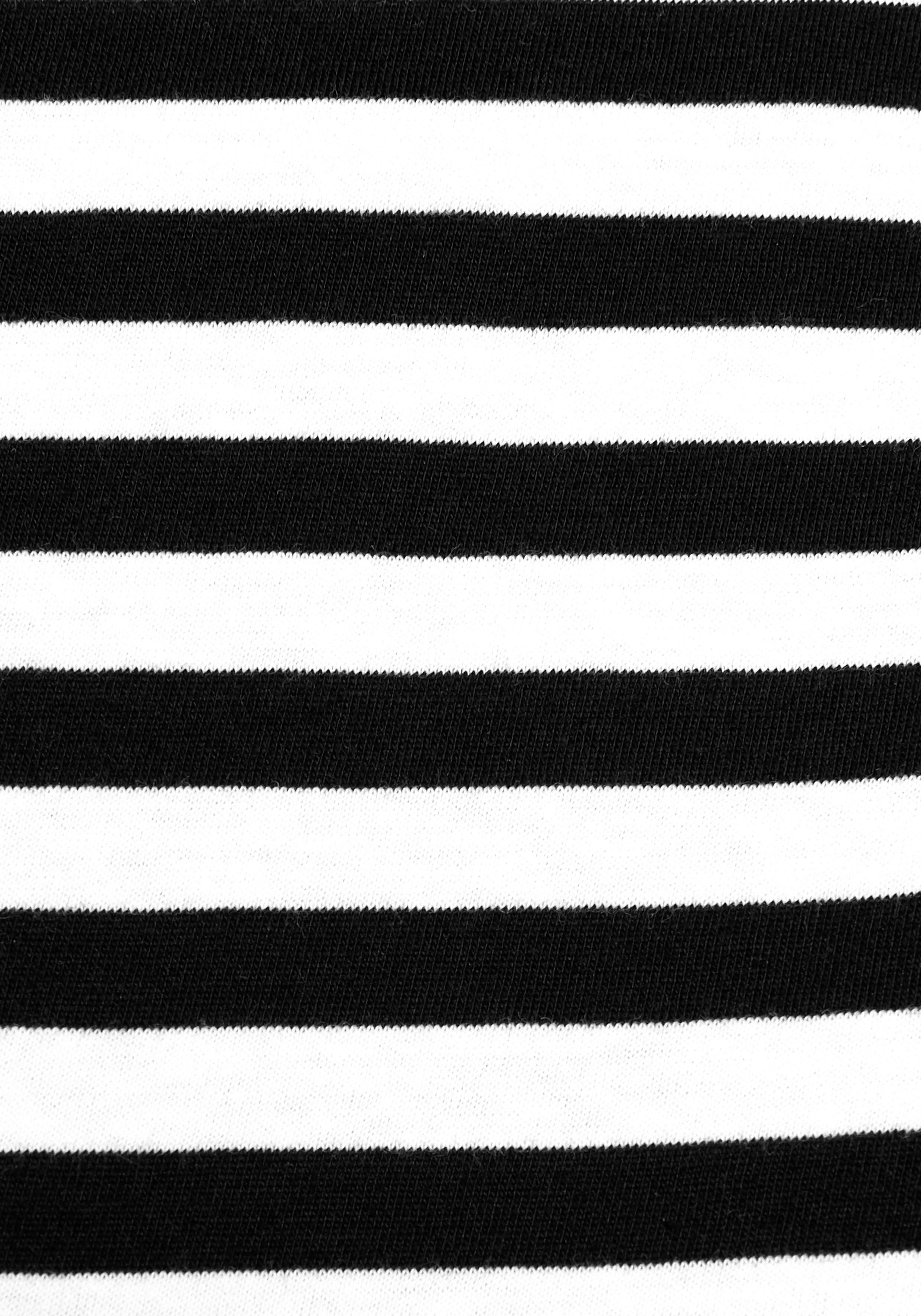 AJC T-Shirt Kurzarm, taillierter Schnitt, gestreift, Rundhalsausschnitt