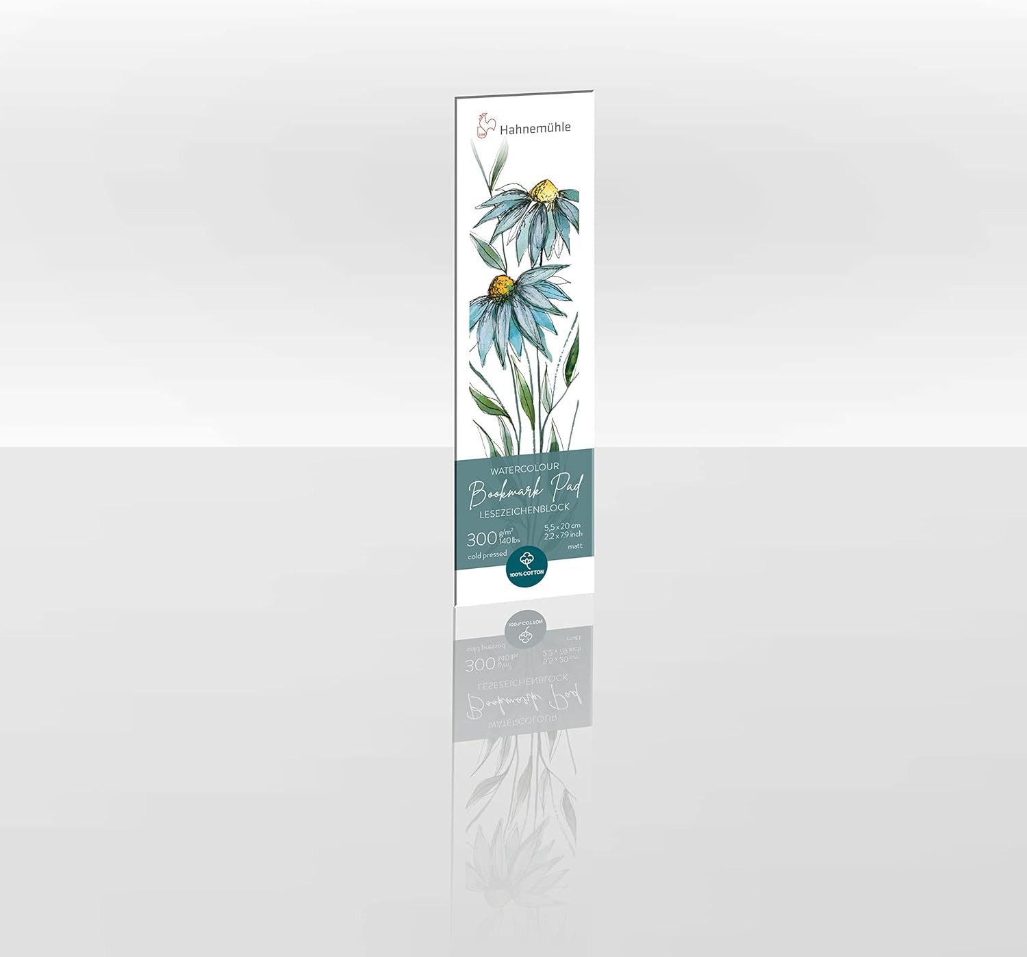 Hahnemühle Zeichenblock Watercolour Bookmark Pad, Aquarell Lesezeichenblock