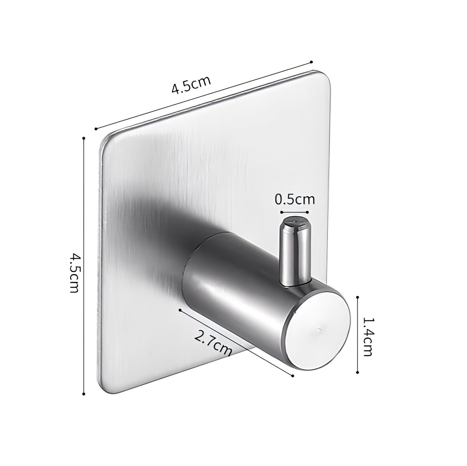 TECBULL Handtuchhaken Klebehaken aus Edelstahl, Wandhaken selbstklebend, Kü günstig online kaufen