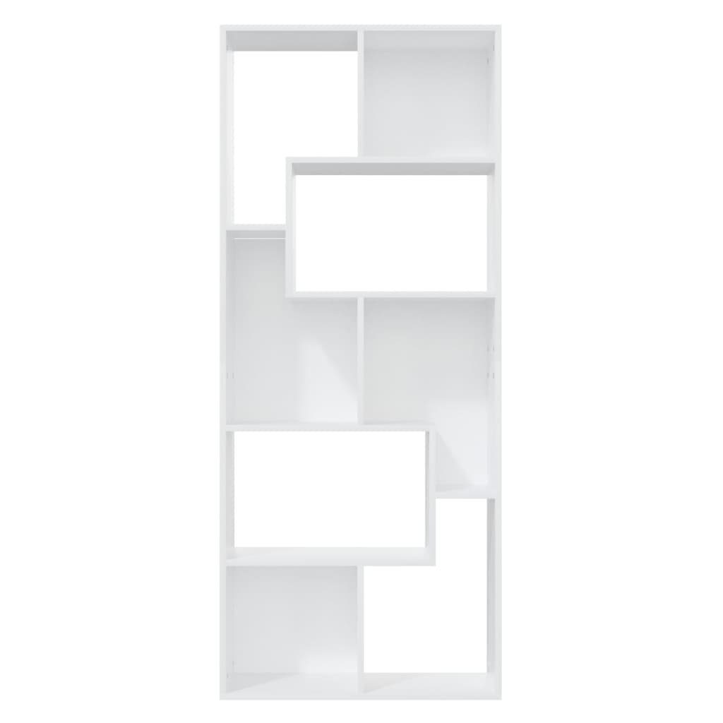 Weiß cm 67x24x161 Bücherregal furnicato Holzwerkstoff