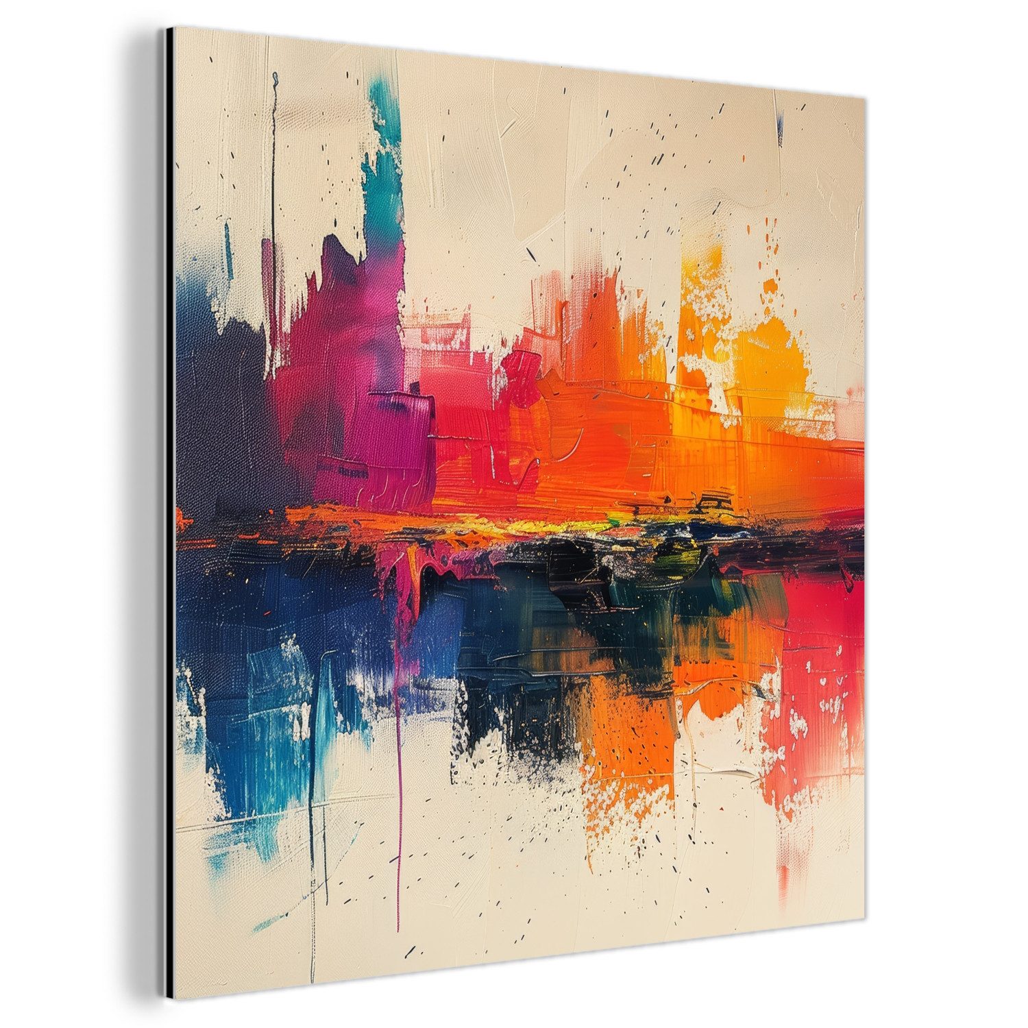MuchoWow Metallbild Modern - Farbe - günstig online kaufen