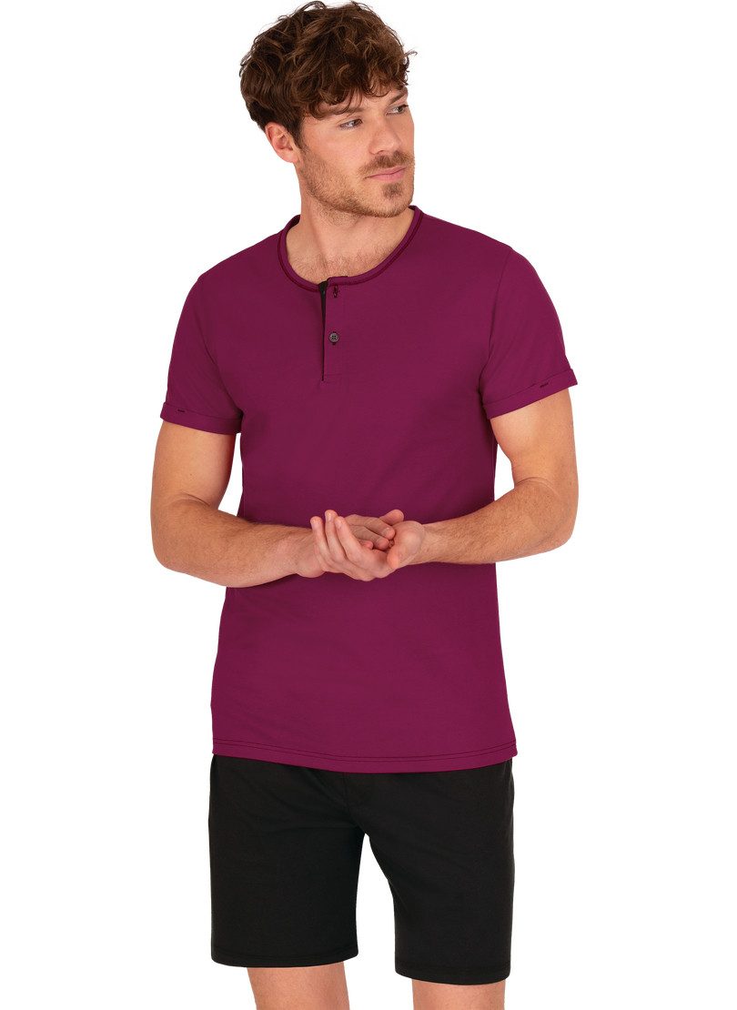 Trigema Schlafanzug TRIGEMA Kurzer Schlafanzug aus Biobaumwolle (kbA) (1 tlg)