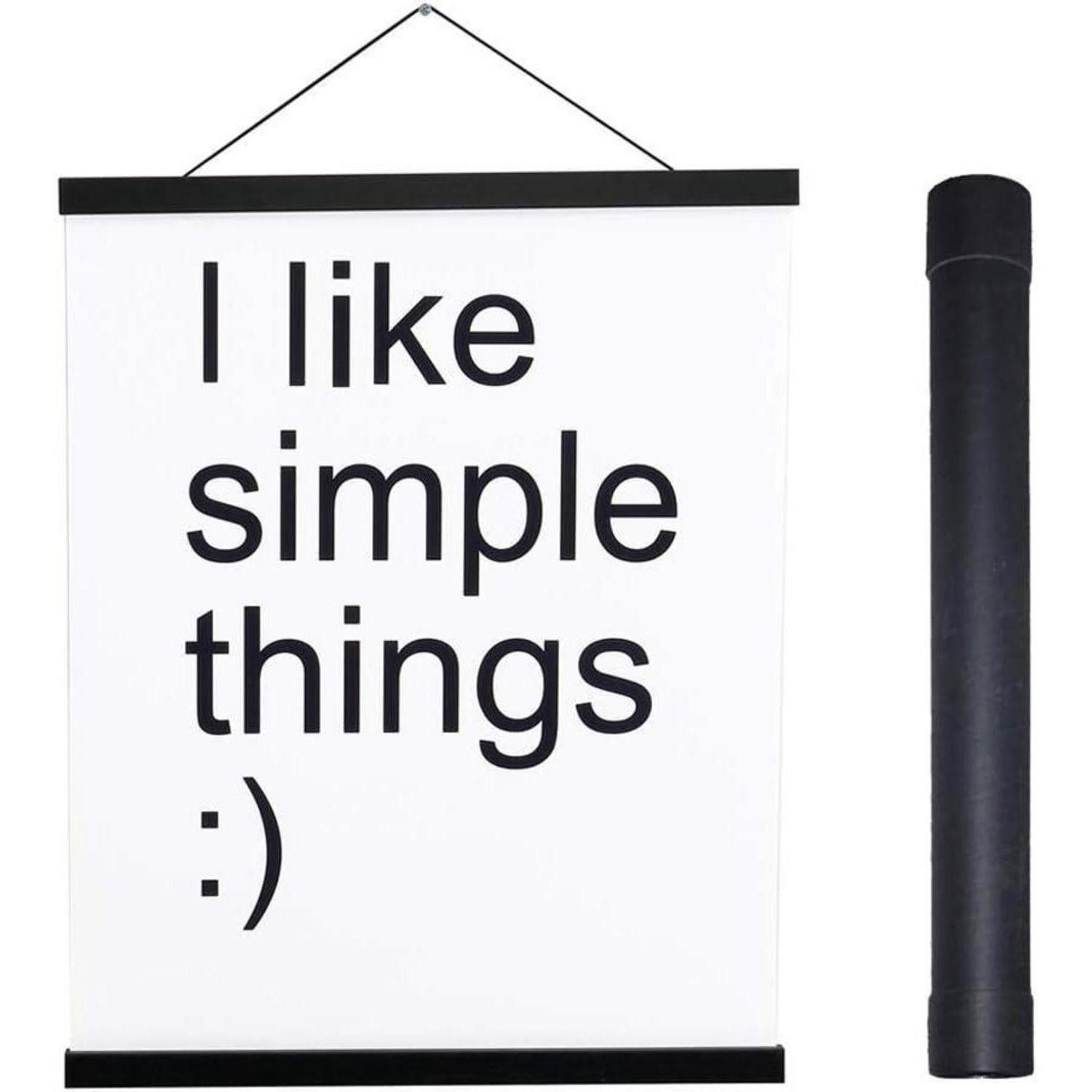LuxusKollektion Bilderleiste Posterleiste magnetisch Holz Halter Bilderleiste Schwarz 66L x 1.8B cm
