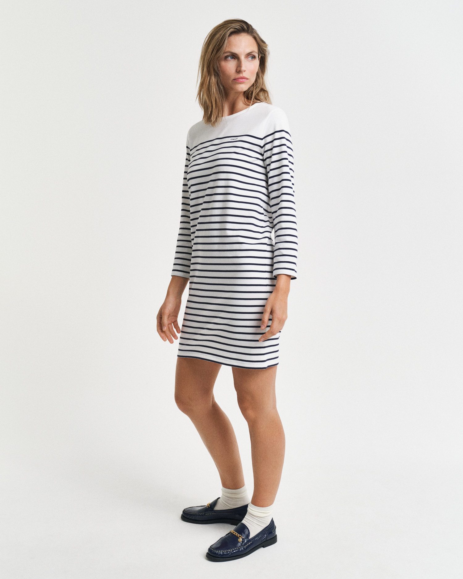 Gant Jerseykleid REG 3/4 SLEEVE BRETON günstig online kaufen