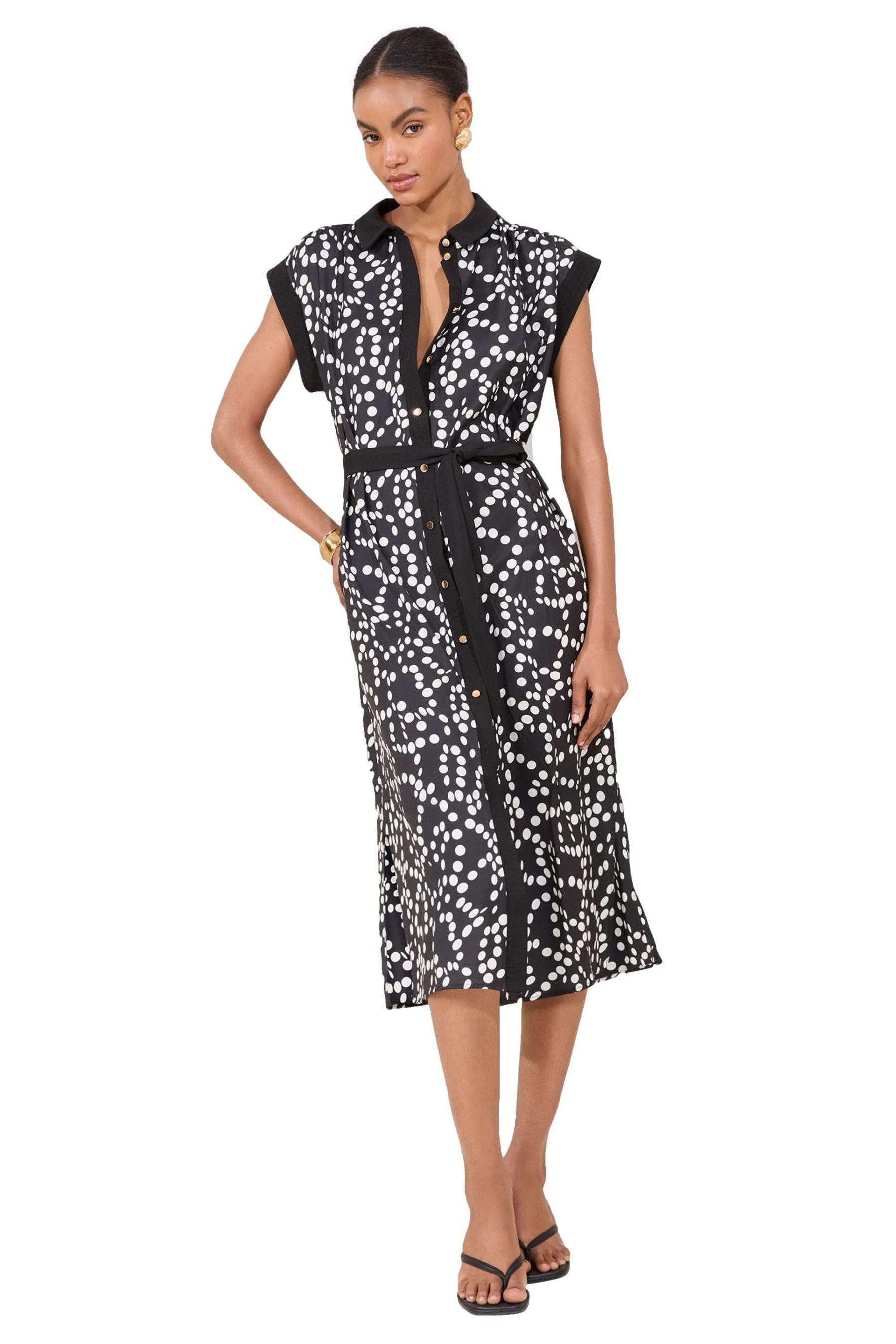 LIPSY Midikleid Lipsy Spot Midi-Hemdkleid mit Knöpfen, Regular (1-tlg) günstig online kaufen