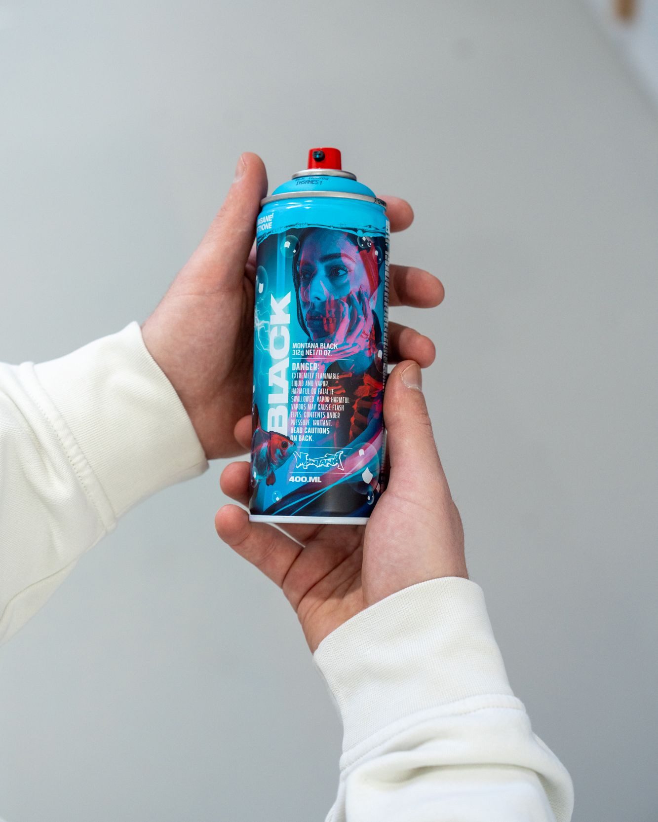 Montana Cans Sprühlack Montana BLACK, Artist Edition, INSANE 51, True Cyan, 400ml