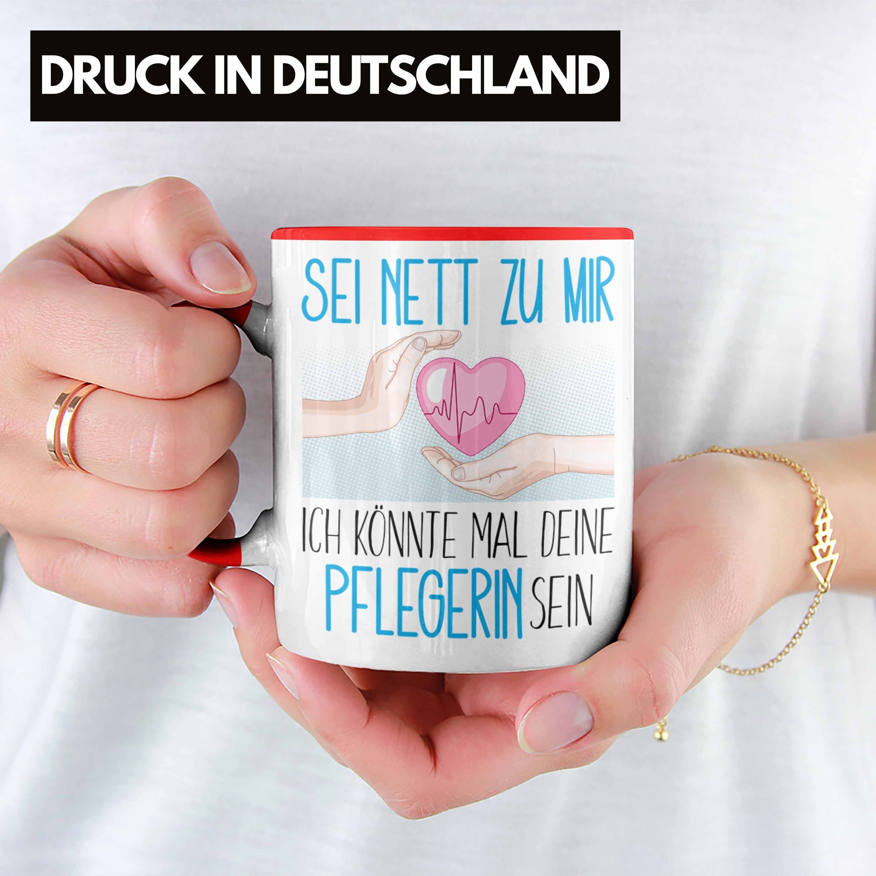 Trendation Tasse Pflegerin Ausbildung Geschenkidee Se Altenpflege Rot Geschenk Tasse Pflege