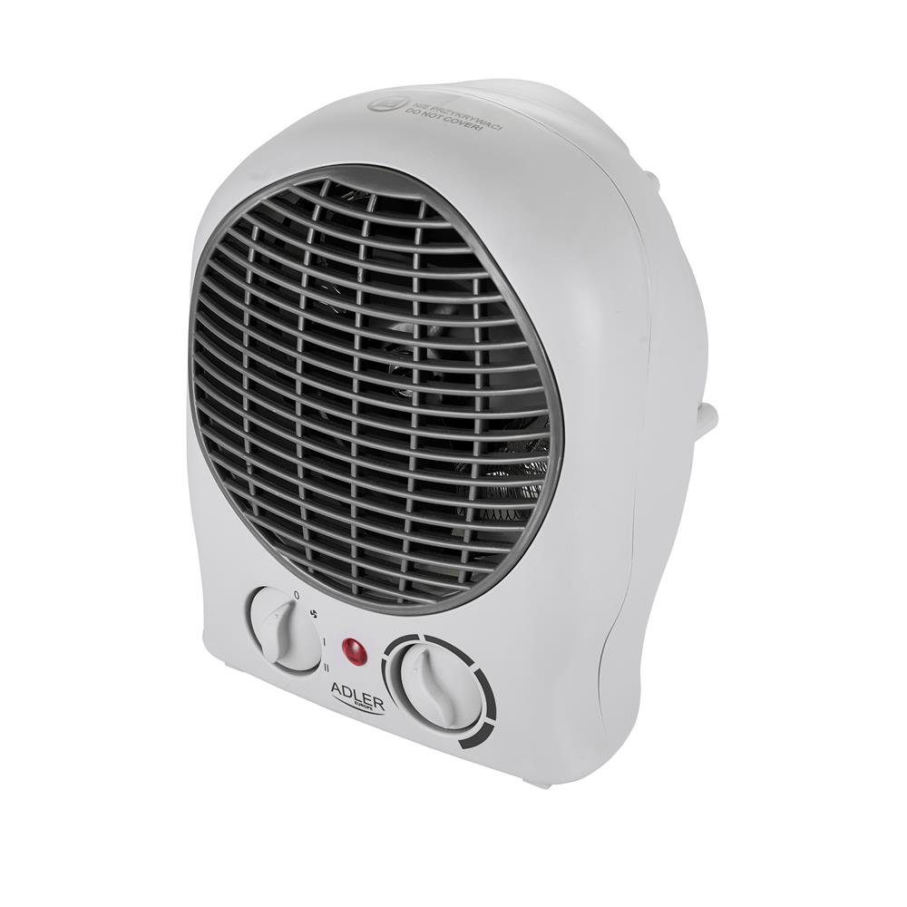 Adler Heizlüfter AD 7716, 1000 W, 2000 W, Heizgebläse, Heizungslüfter,  Ventilator,Thermostat, Anzeigelampe, 2in1 kühlen + heizen, weiß online  kaufen | OTTO