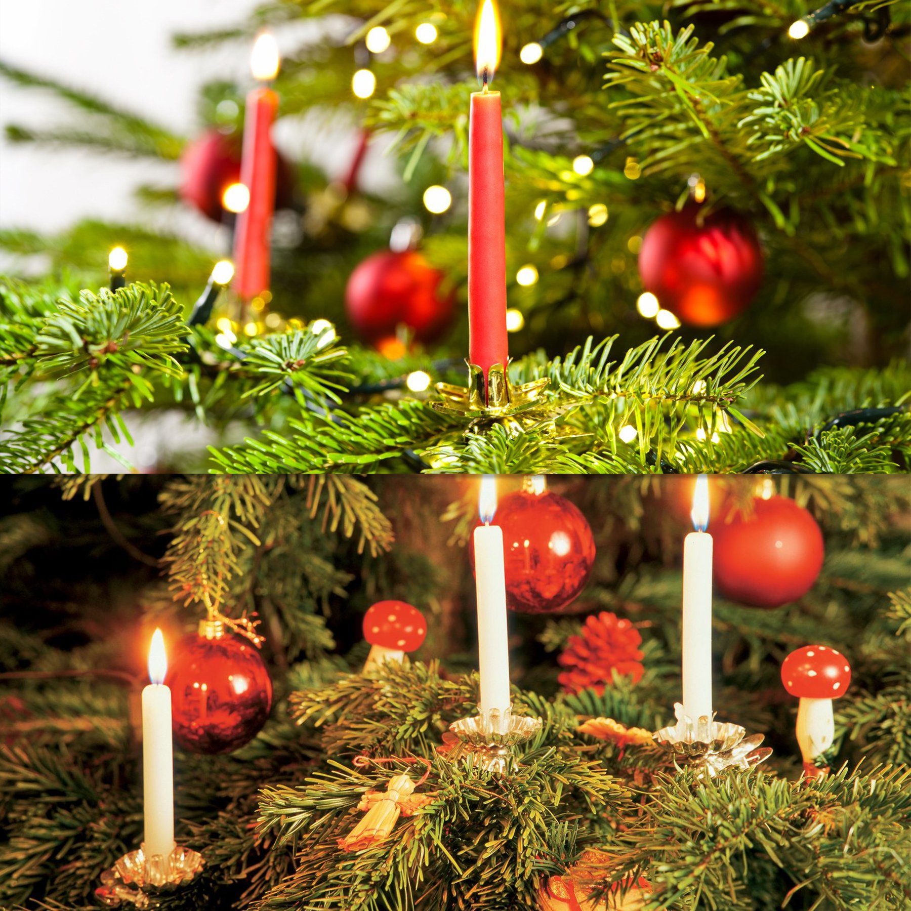 Kerzenzwicker Gold Kerzen Clip CALIYO Metall Weihnachtsbaum Clips (20 mit St), Kerzenständer Kerzenständer 20 Traditionelle