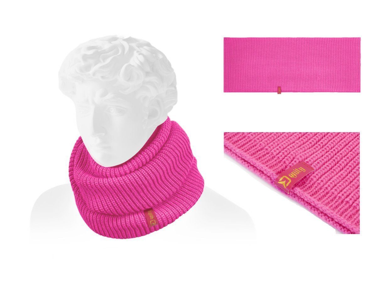 Delphin.sk Strickschal Qnity QUEEN 100% Baumwolle 60cm Qualitätsschal