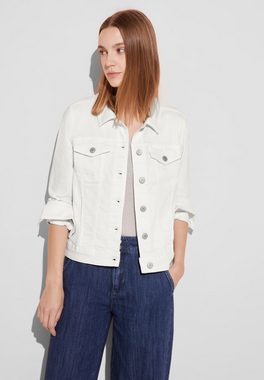 STREET ONE Jeansjacke - leichte Jacke - Weiße Jeansjacke