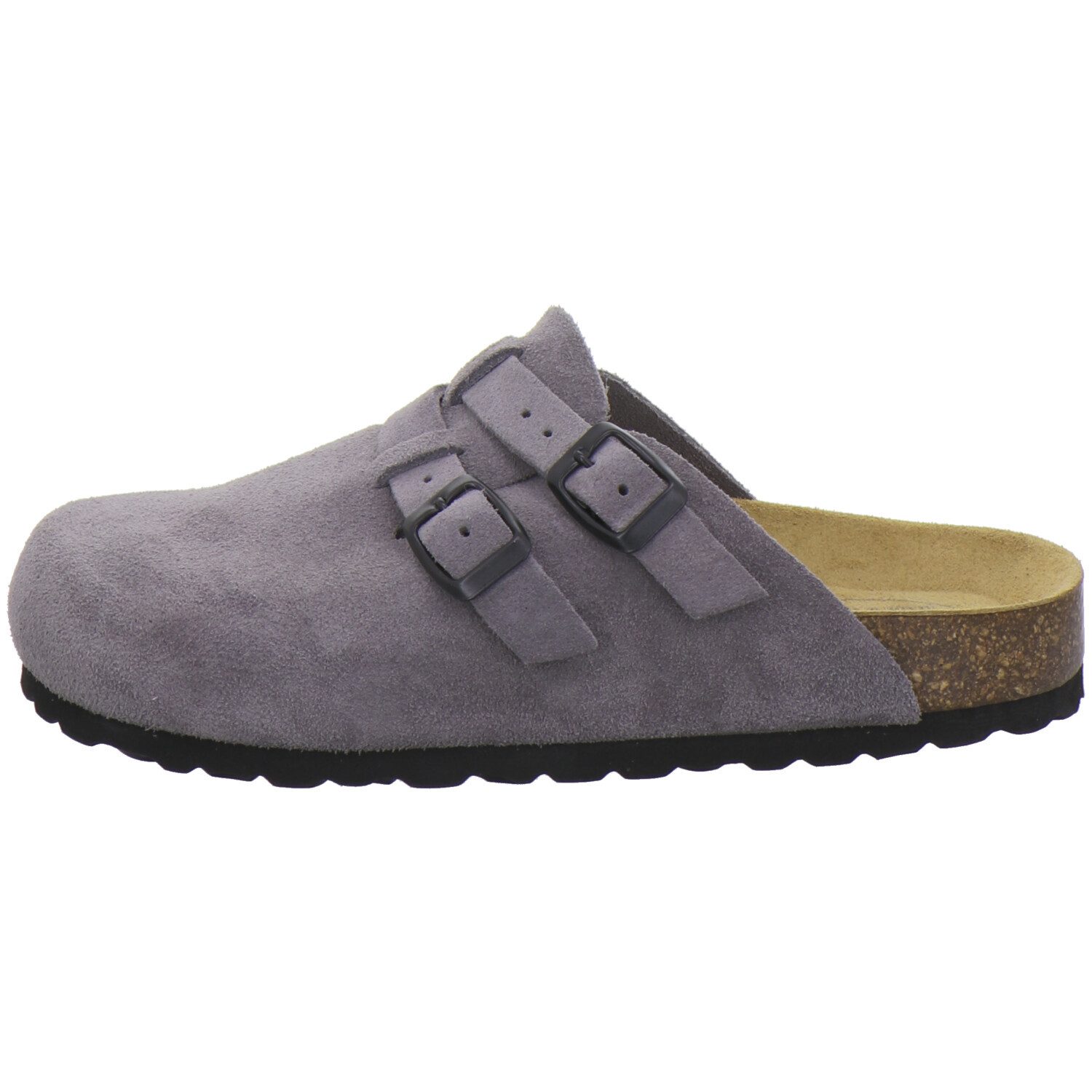 AFS-Schuhe 290283 Clogs Pantolette für Damen aus Leder mit Fußbett, Hausschuhe Made in Germany