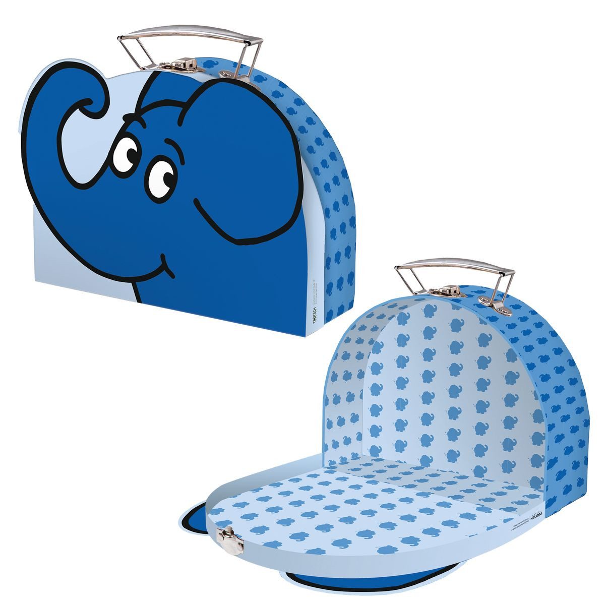 Trötsch Verlag TRÖTSCH Kinderkoffer Der Elefant formgestanzt 21x27,4cm