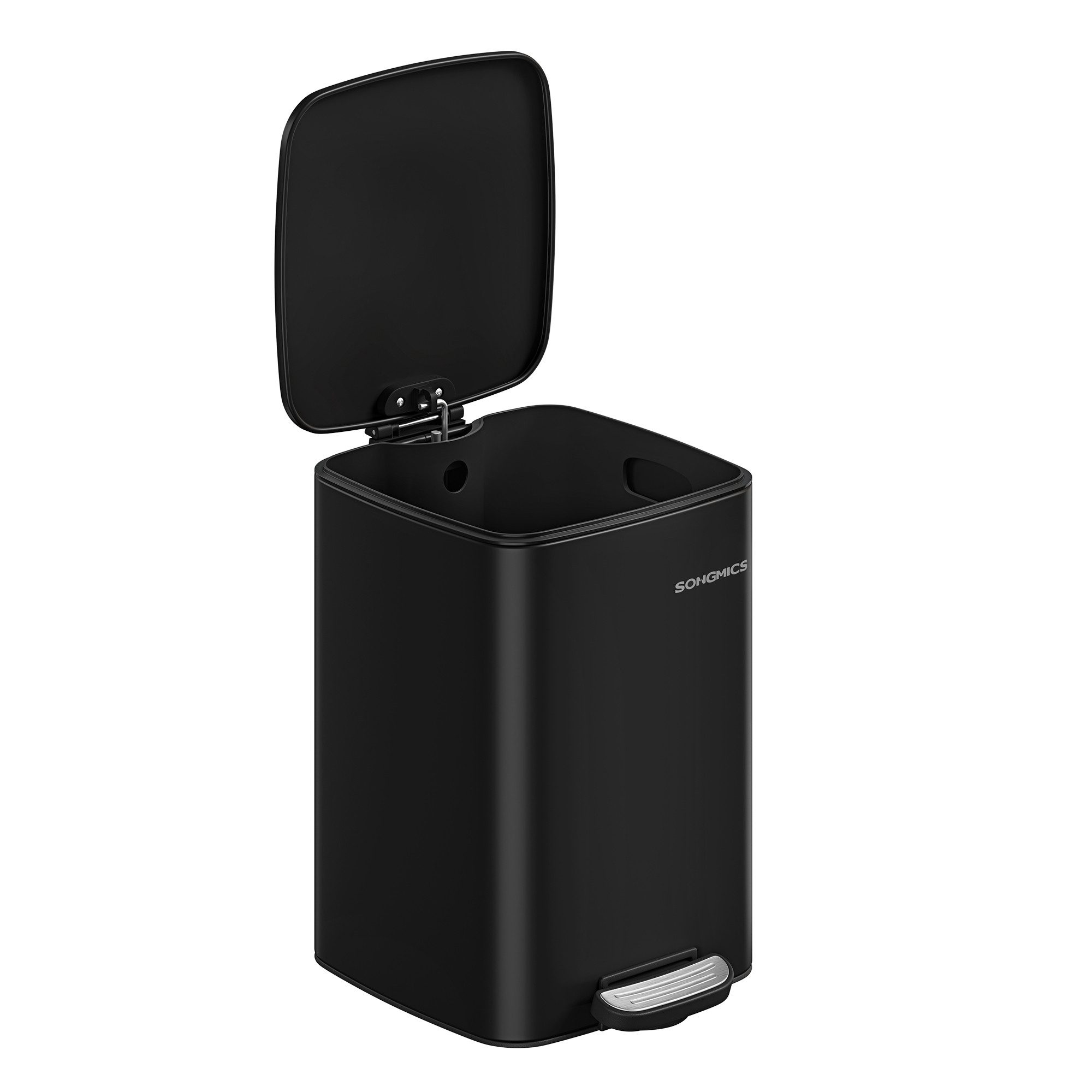 SONGMICS Mülleimer 20L/30L, Abfalleimer, Tretmülleimer, mit Inneneimer, Offenhaltefunktion