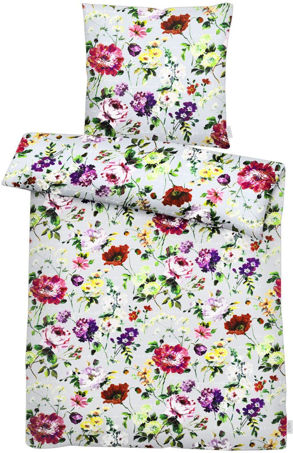 APELT Bettwäsche Emilia Gots, Mako-Satin, 2 teilig, Bio-Baumwolle, Pflegeliecht