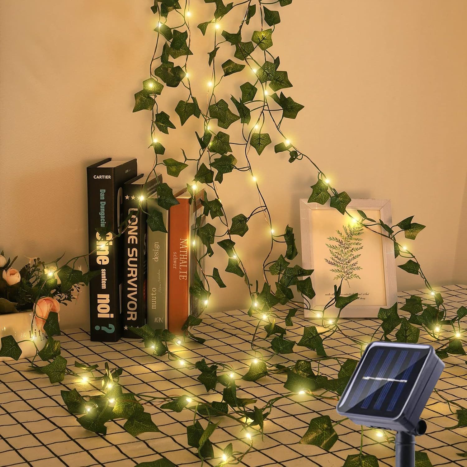 BlingBin LED-Lichterkette Solar Außen, 50LED 5M günstig online kaufen