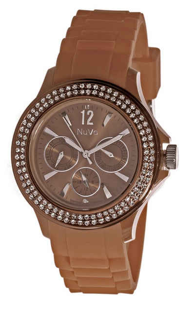 Nuvo Quarzuhr Diamant-Armbanduhr für Damen