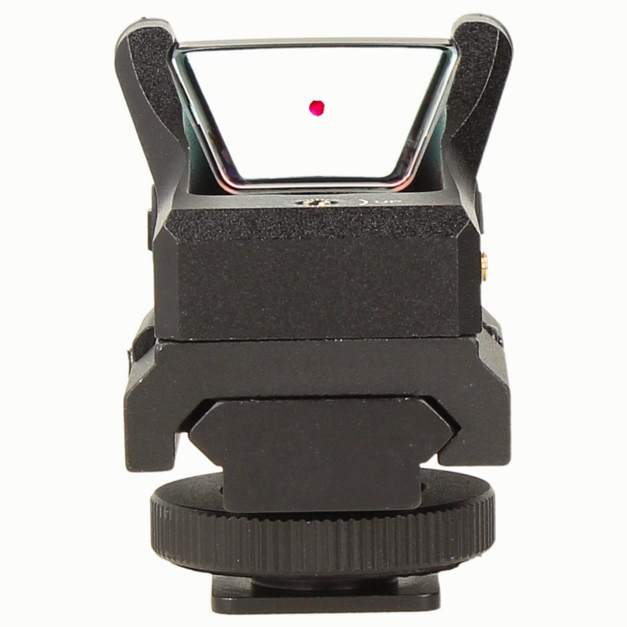 Minadax Aufstecksucher Red Dot kleine 23mm Visier Kameras + Punkt Sichtfeld für Adapter