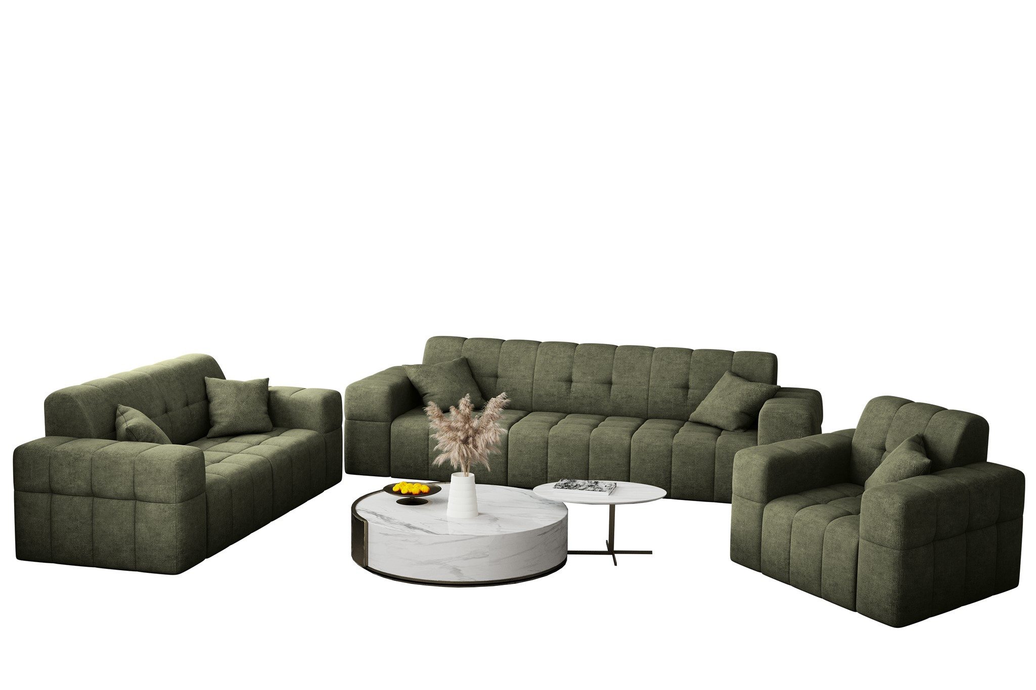 Fun Möbel Polstergarnitur Sofaset Designersofa NANCY günstig online kaufen