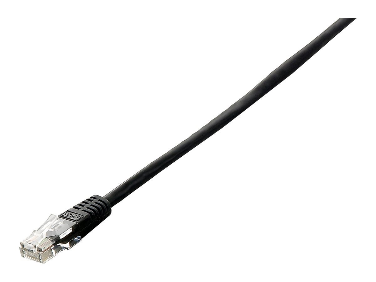 EQUIP CCA Patchkabel U/UTP 2xRJ45 Cat.6 schwarz 0,25m Netzwerkkabel