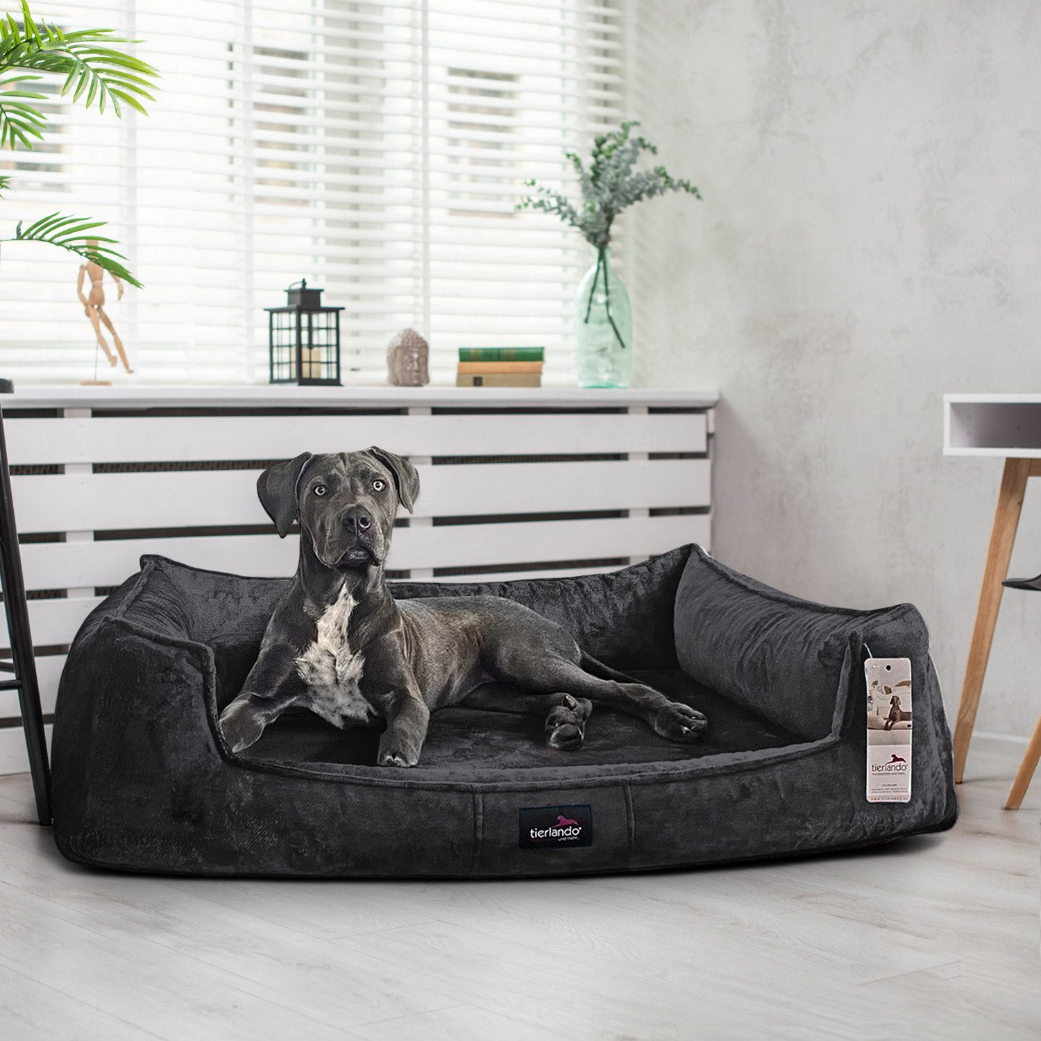 tierlando® Tierbett Orthopädisches Hundebett FRANKLIN Kuscheliger günstig online kaufen