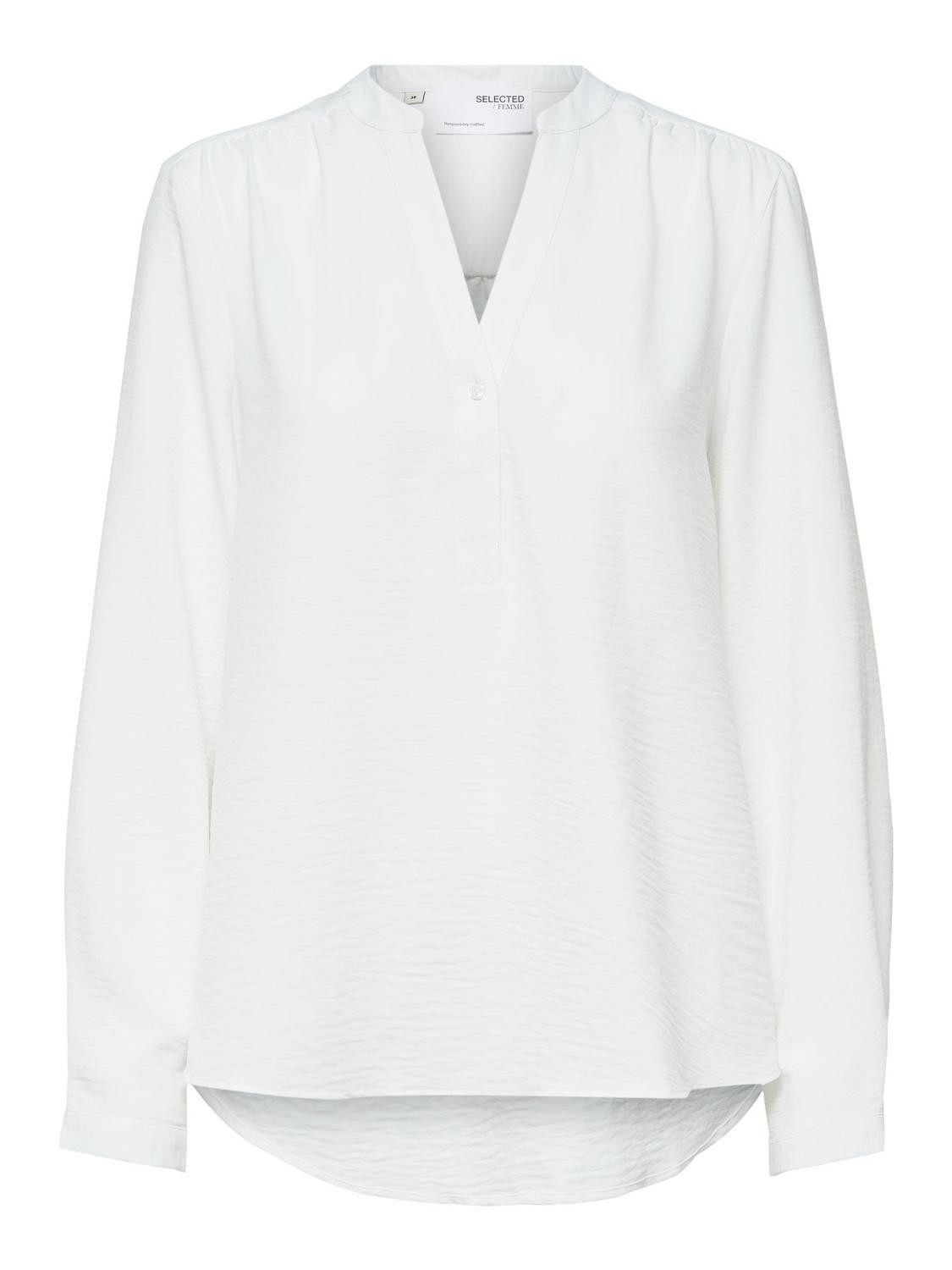 SELECTED FEMME Blusenshirt SLFMIVIA LS TOP B NOOS